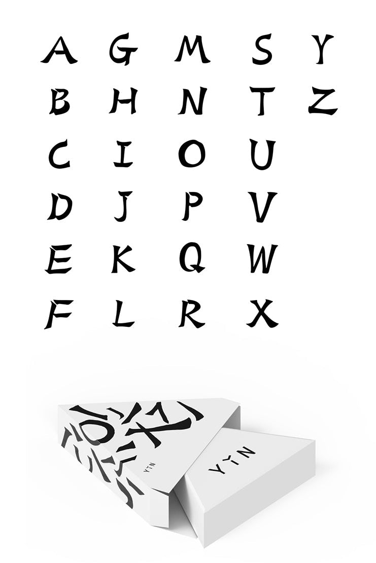 Calligraphy Initial Pendant Necklace