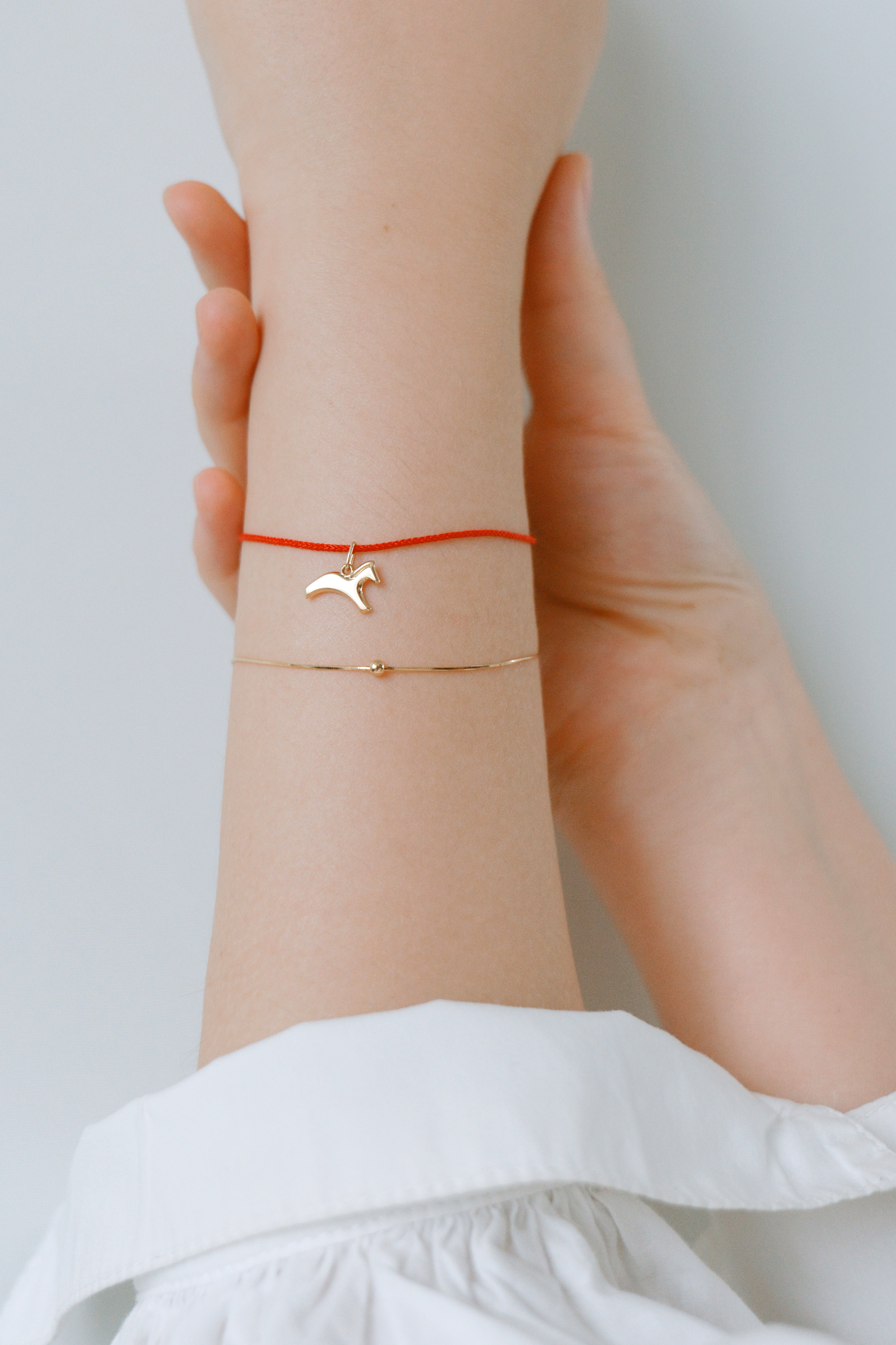 12 Chinese Zodiac - Year of the Horse Cord Bracelet