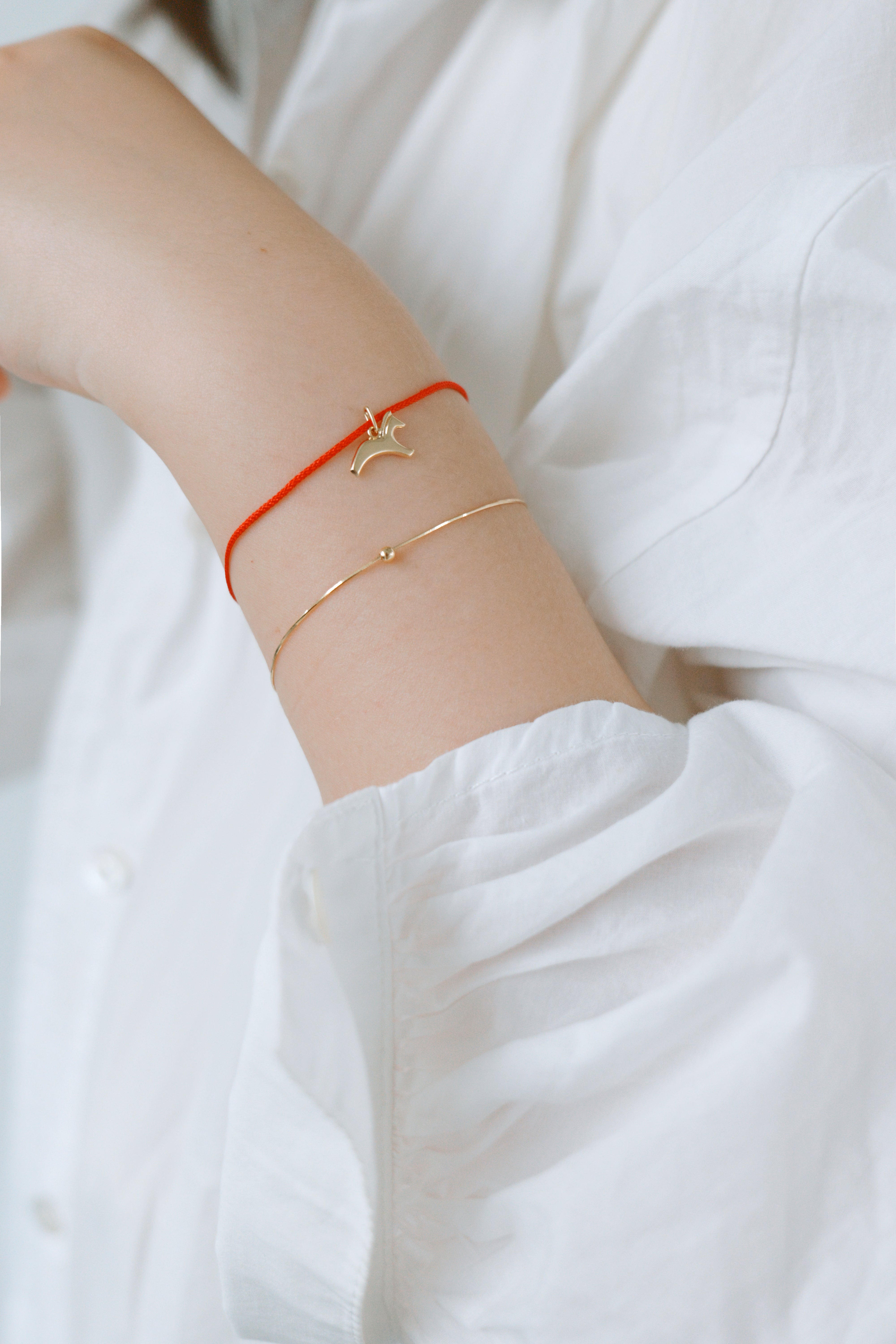 12 Chinese Zodiac - Year of the Horse Cord Bracelet