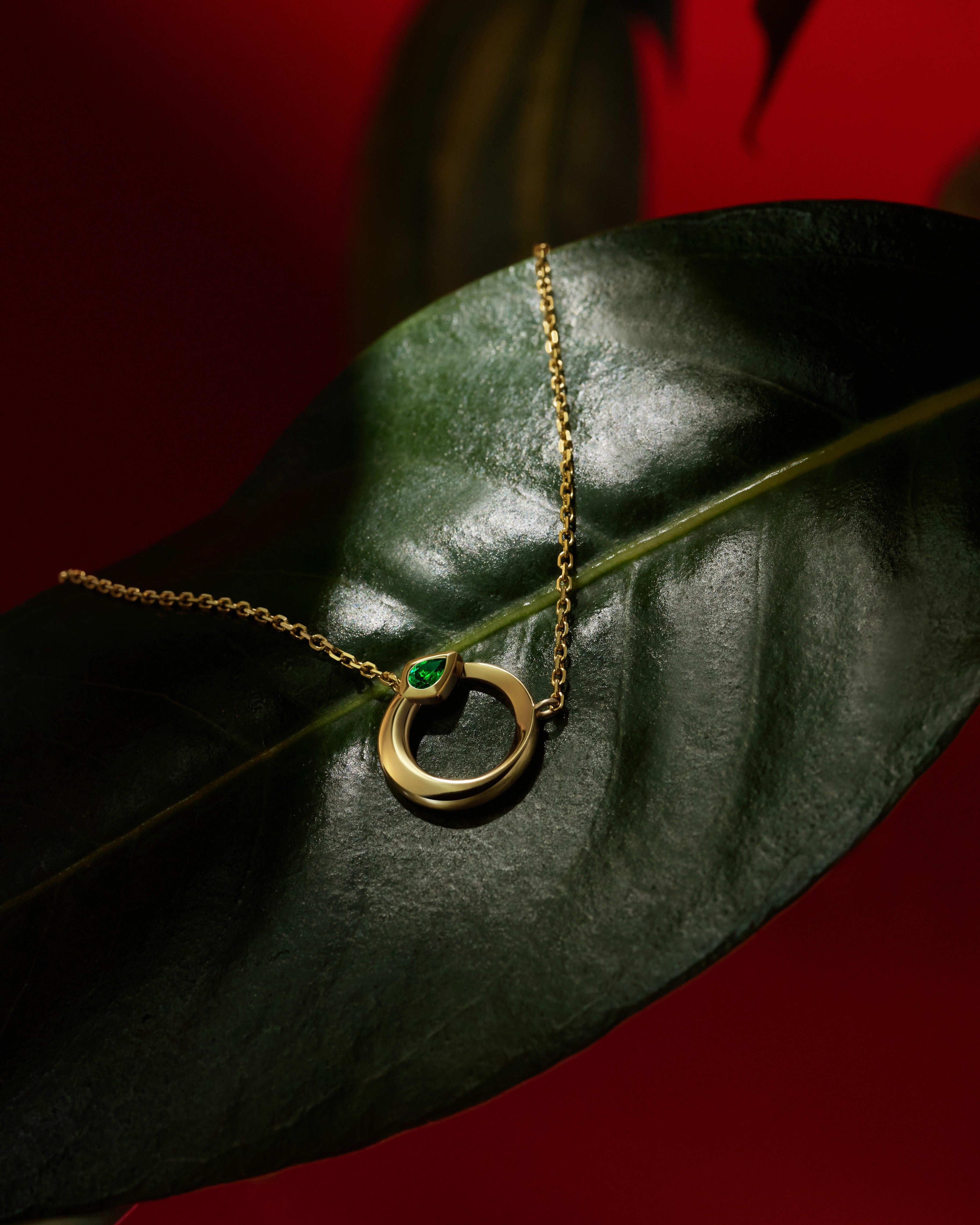 12 Chinese Zodiac - Year of the Snake Necklace - 18K Solid Gold - YIN Fine Jewelry - Chinese Modern Gold Jewelry