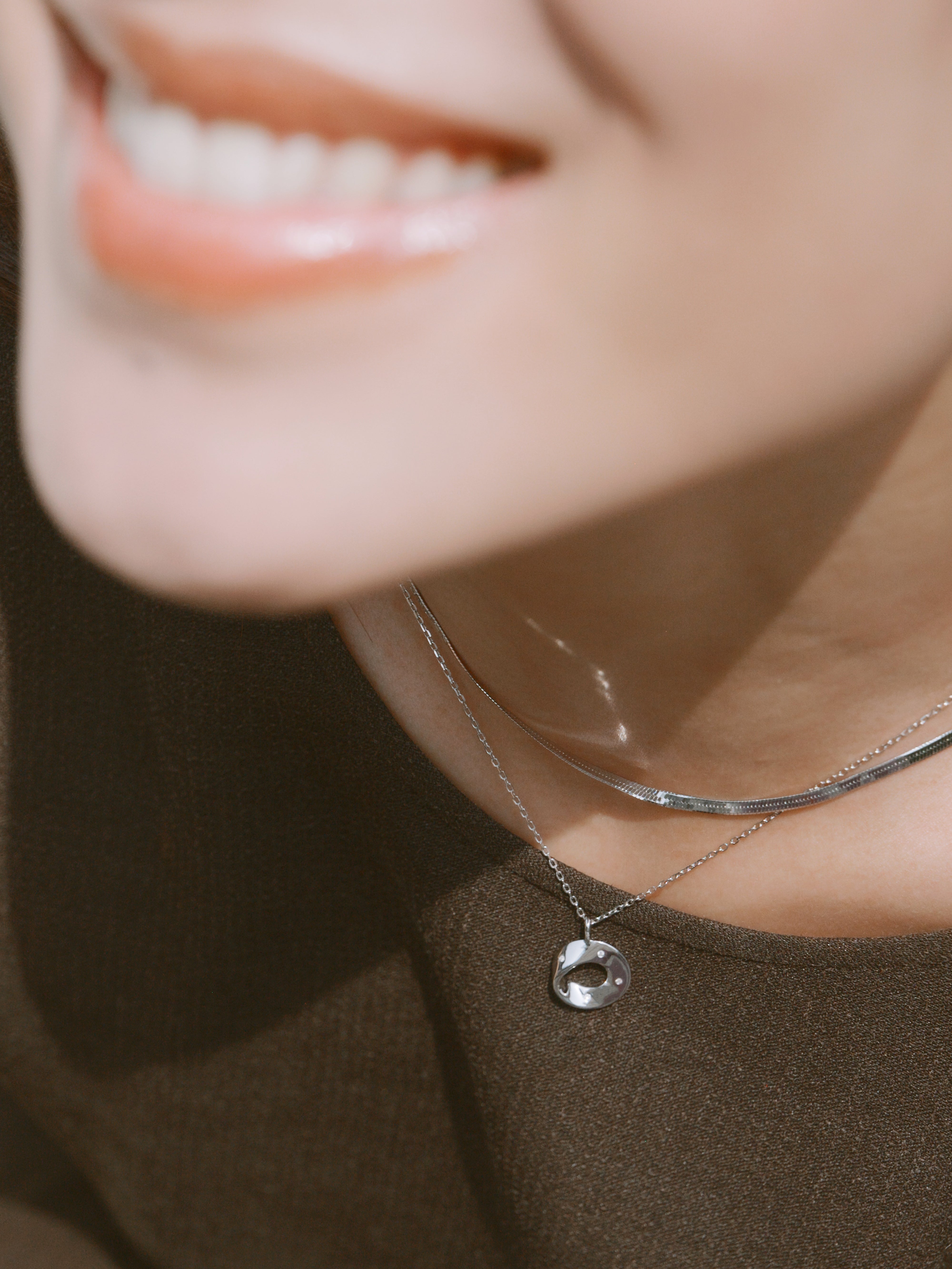 The Möbius Stardust Necklace - Sterling Silver