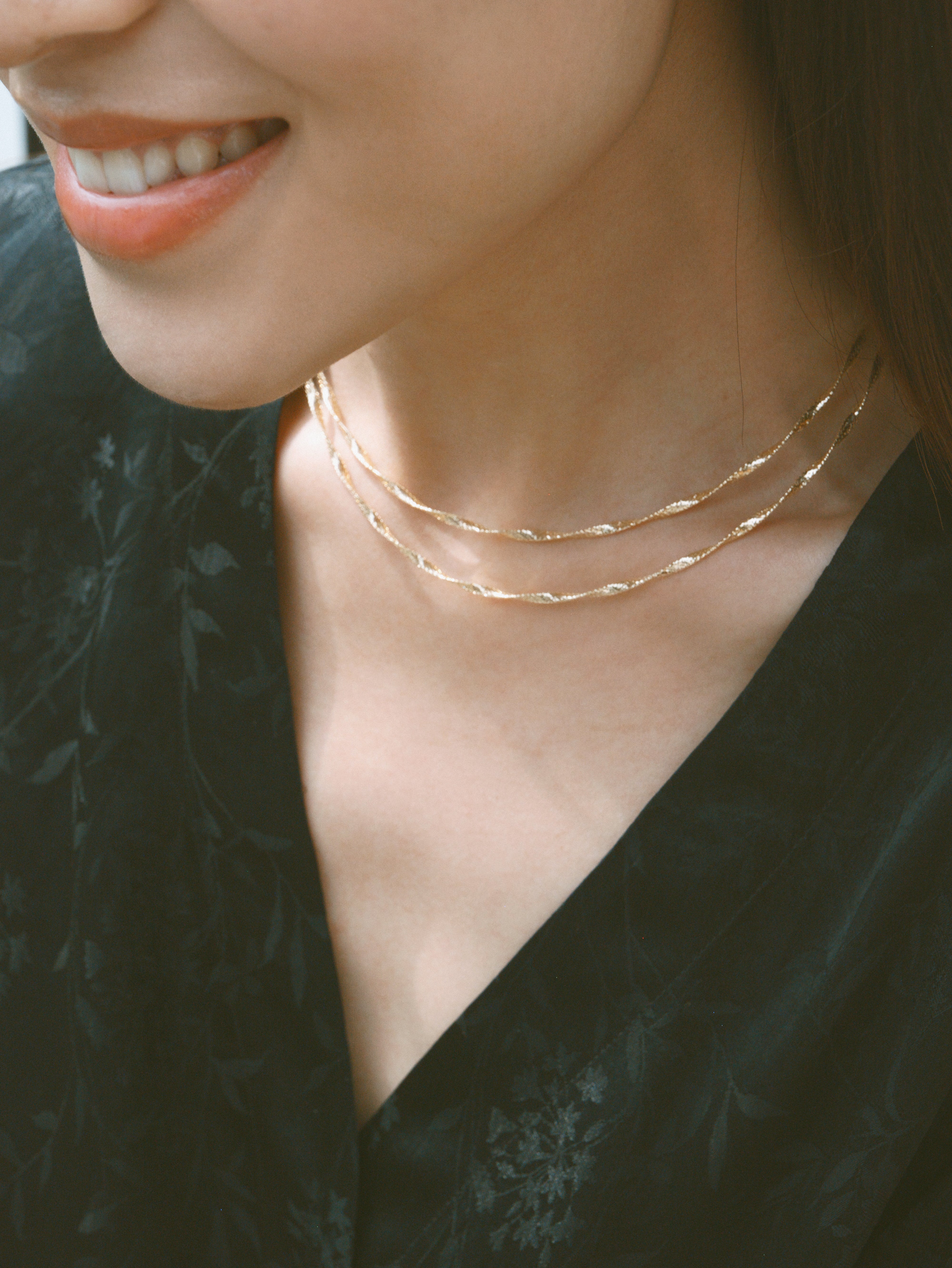 The Essentials Double Twist Braided Necklace