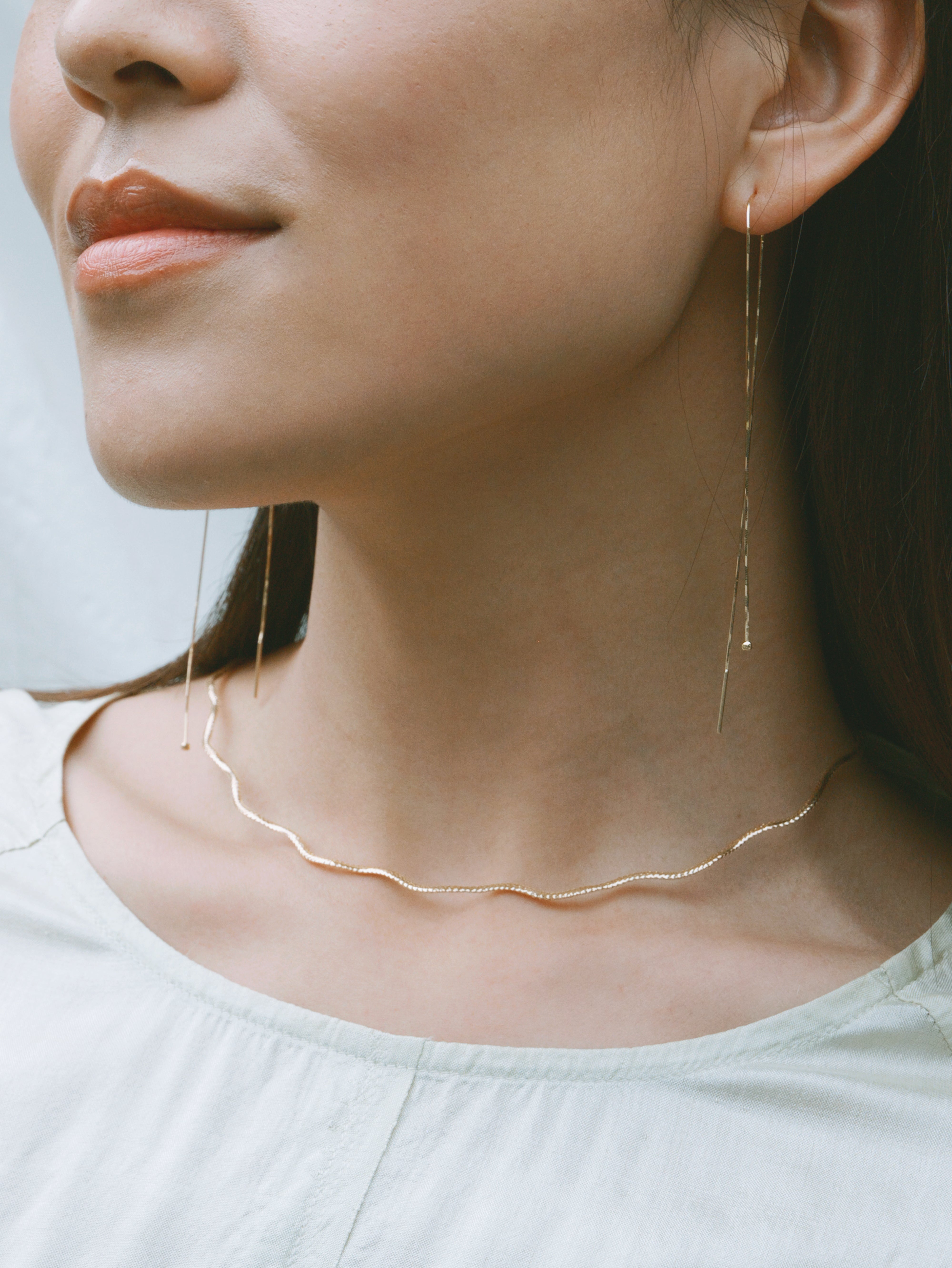 The Essentials Floral Braided Necklace