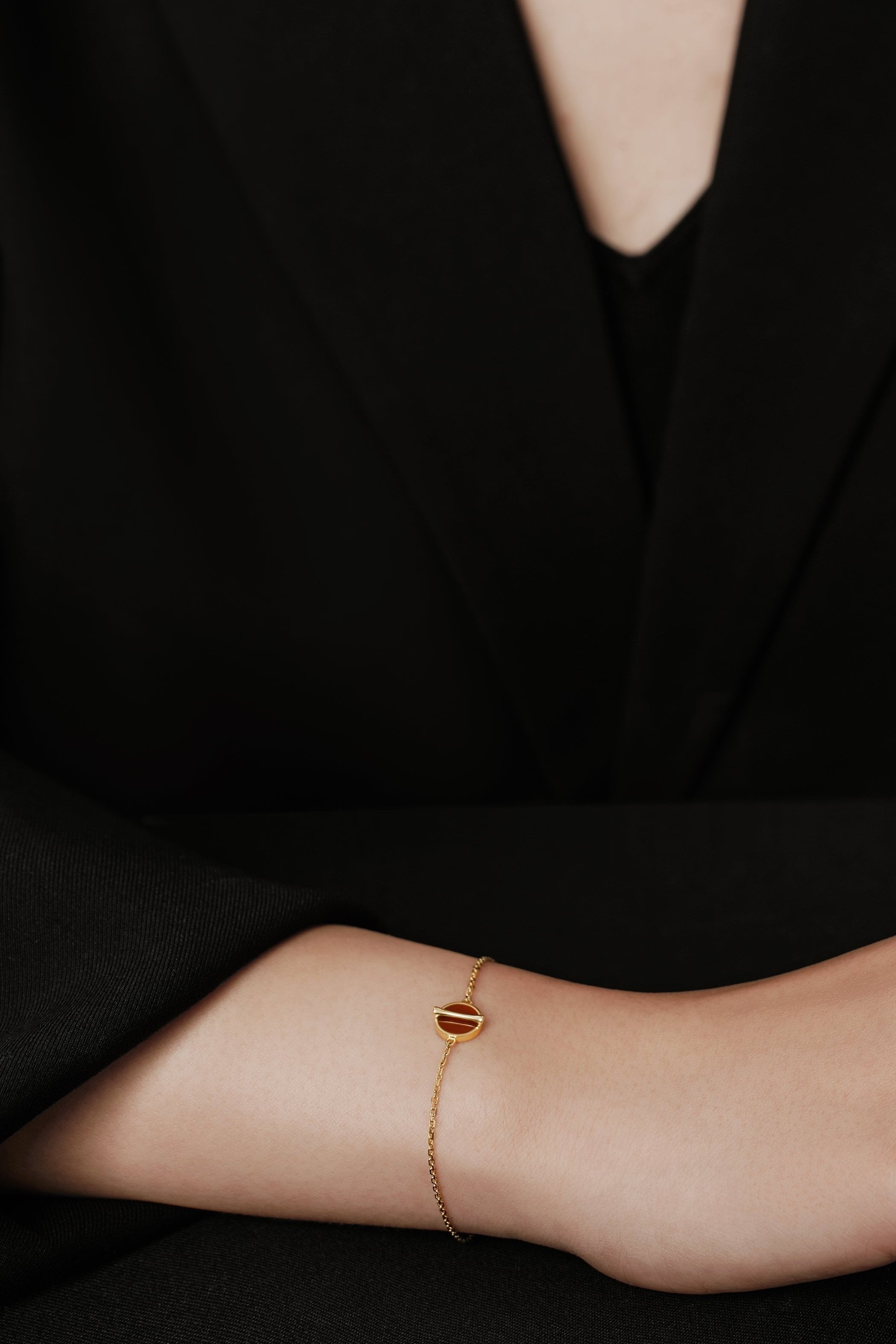 The Golden Ratio Bracelet - Carnelian