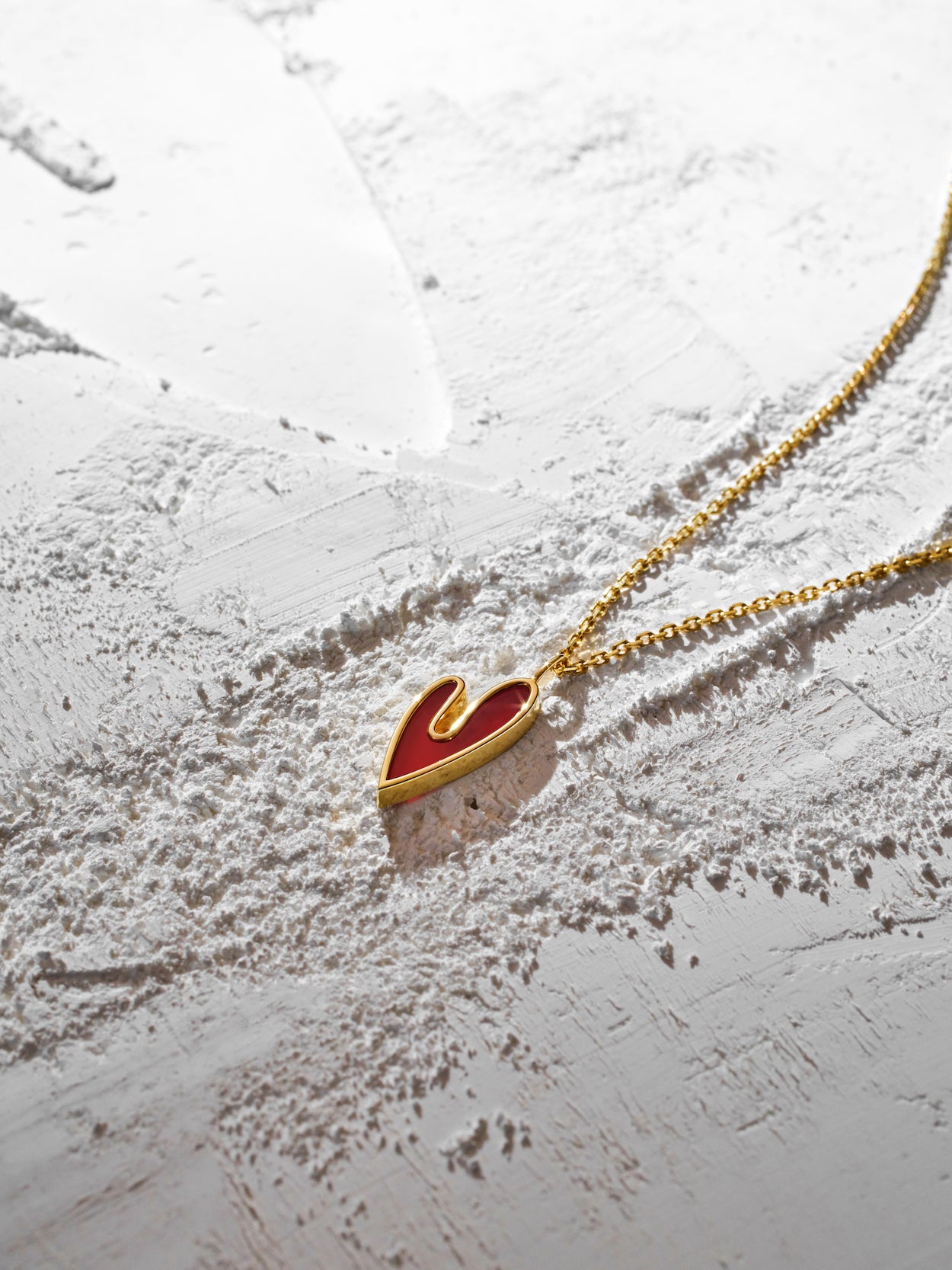 The Joy Carnelian Heart Pendant Necklace