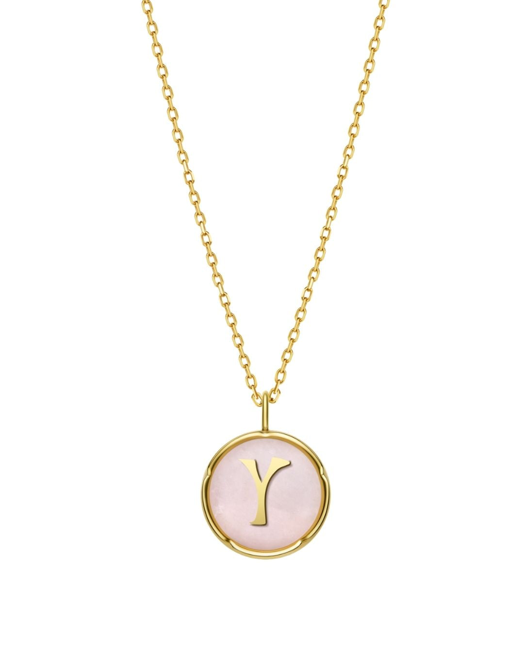 Calligraphy Initial Pendant Necklace