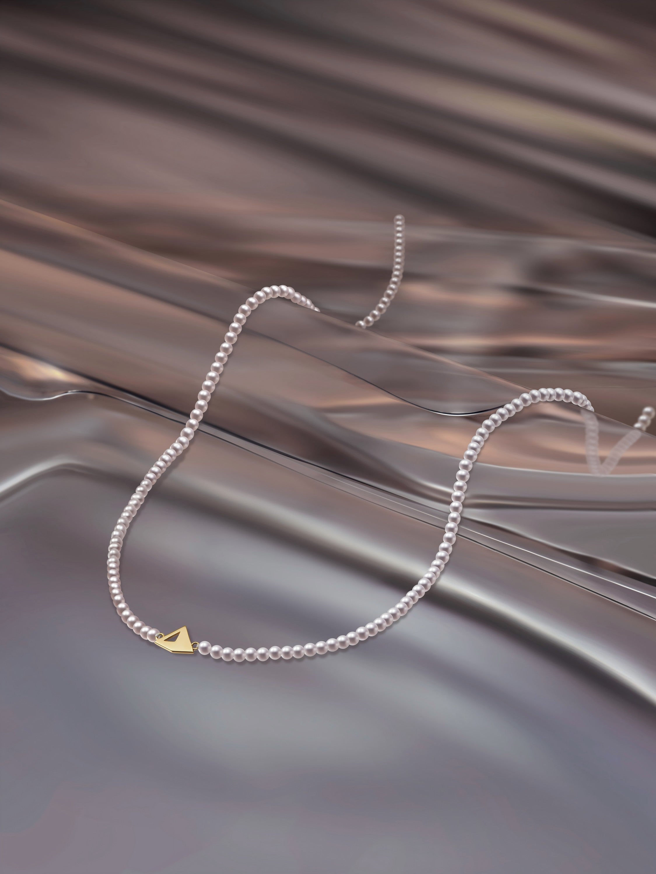 Beaded Pearl Chocker - 18K Solid Gold - YIN Fine Jewelry - Chinese Modern Gold Jewelry