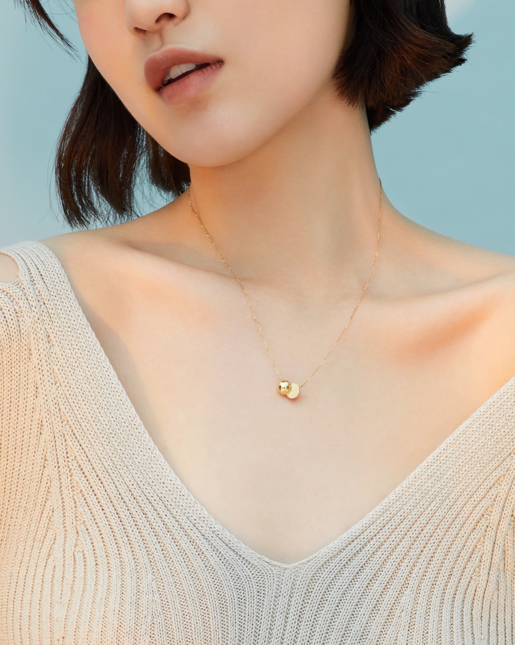 Full Moon Opening Necklace