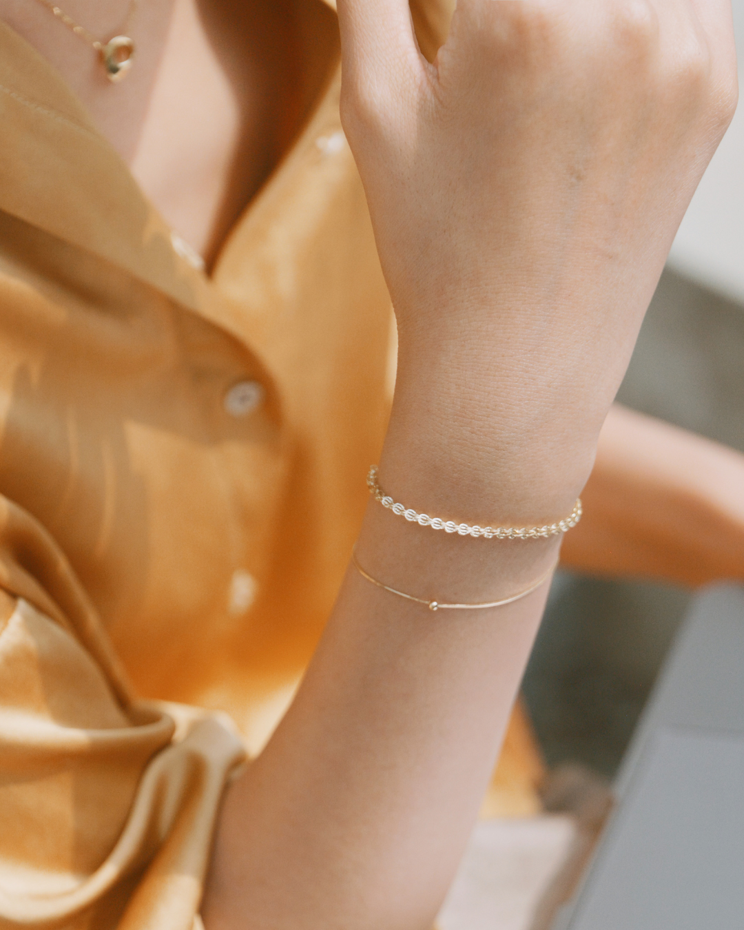 The Essentials Lantern Link Chain Bracelet