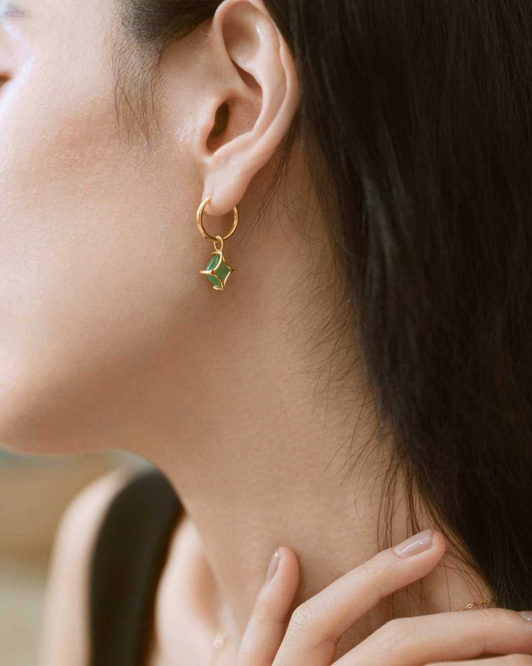 The Planet Hoop Earrings