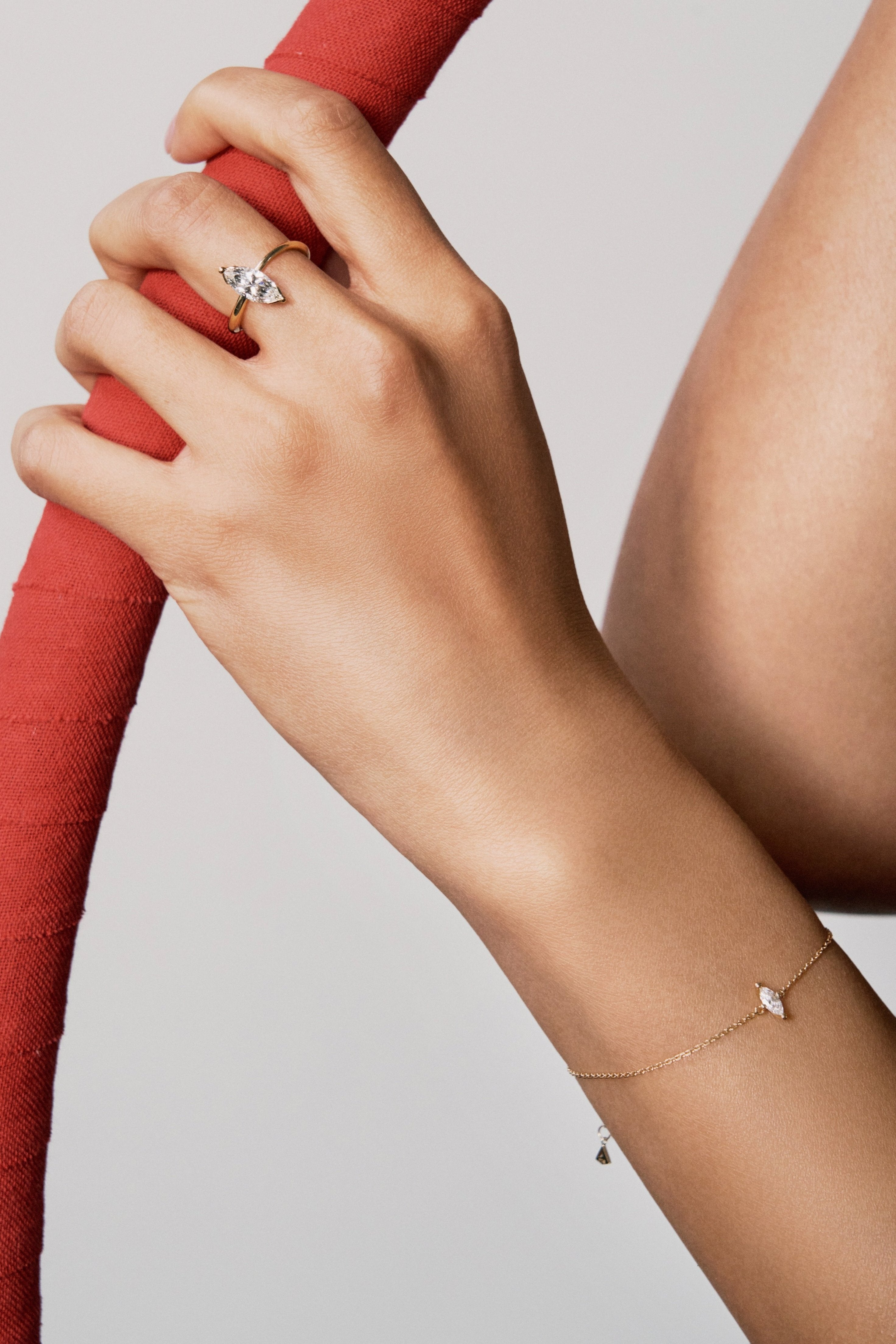 ReSingle®️ Lab Grown Diamond Ring - 18K Solid Gold - YIN Fine Jewelry - Chinese Modern Gold Jewelry