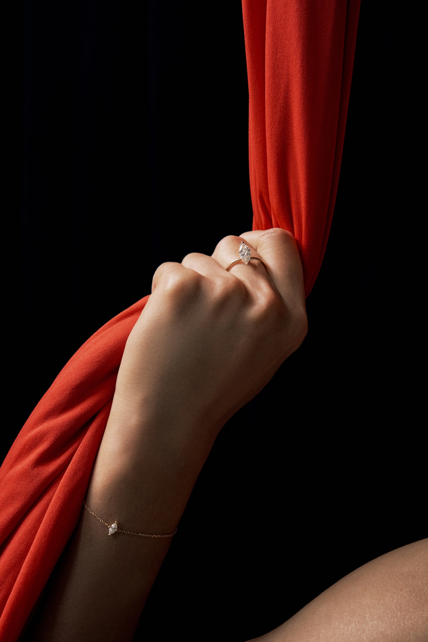 The Radiance Marquise Lab Grown Diamond Ring