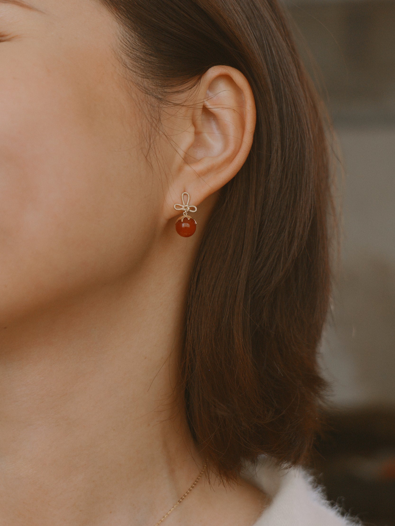 Tanghulu Wan-Knot Earrings
