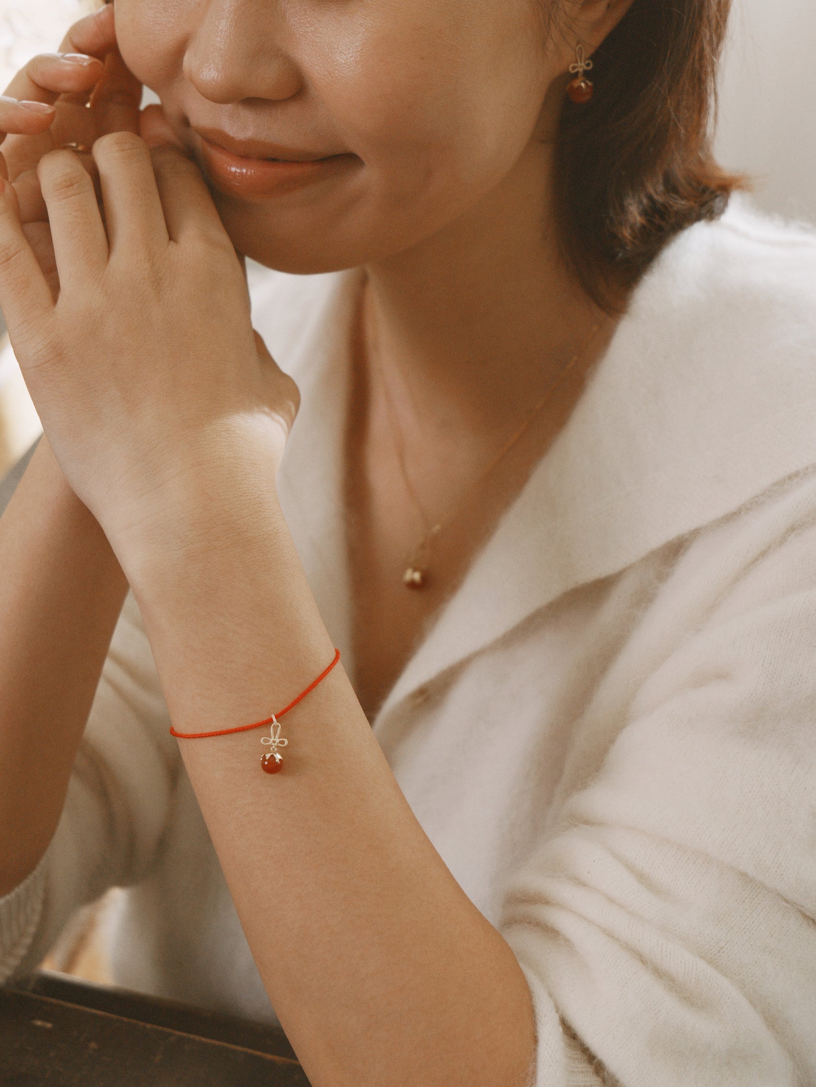 Tanghulu Wan-Knot Earrings