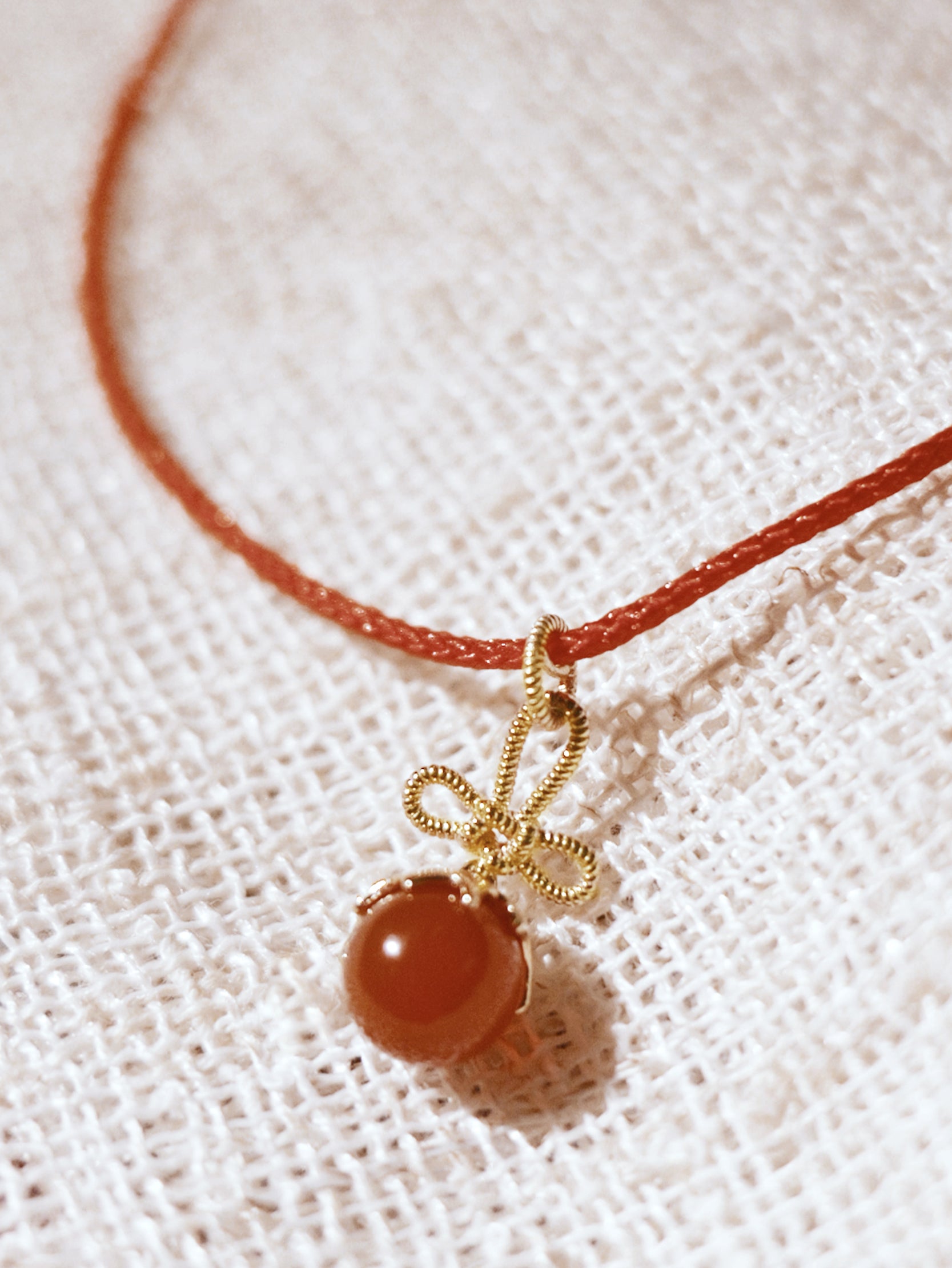 Tanghulu Wan-Knot Red Cord Bracelet