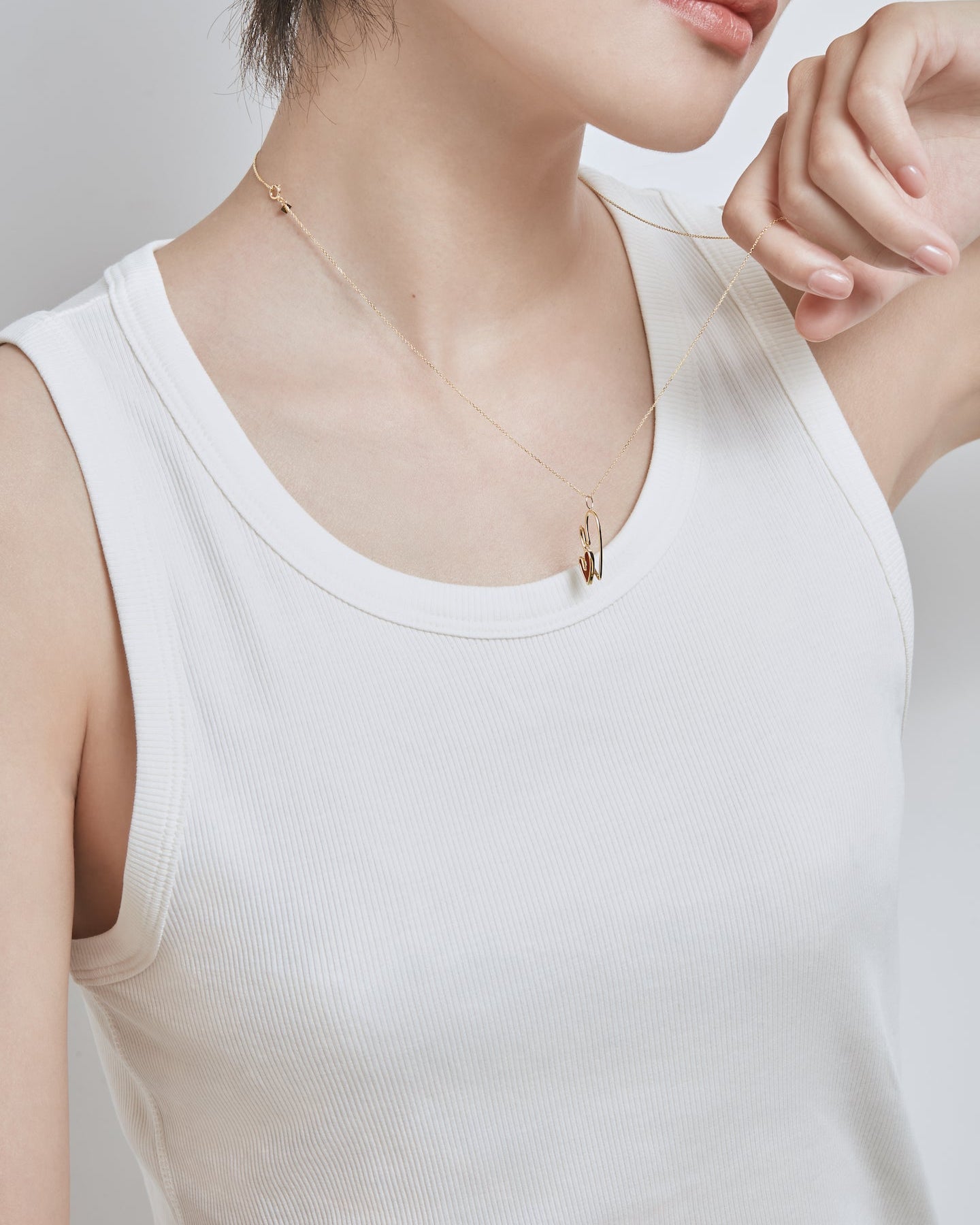 The Carnelian Double Heart Pendant Necklace