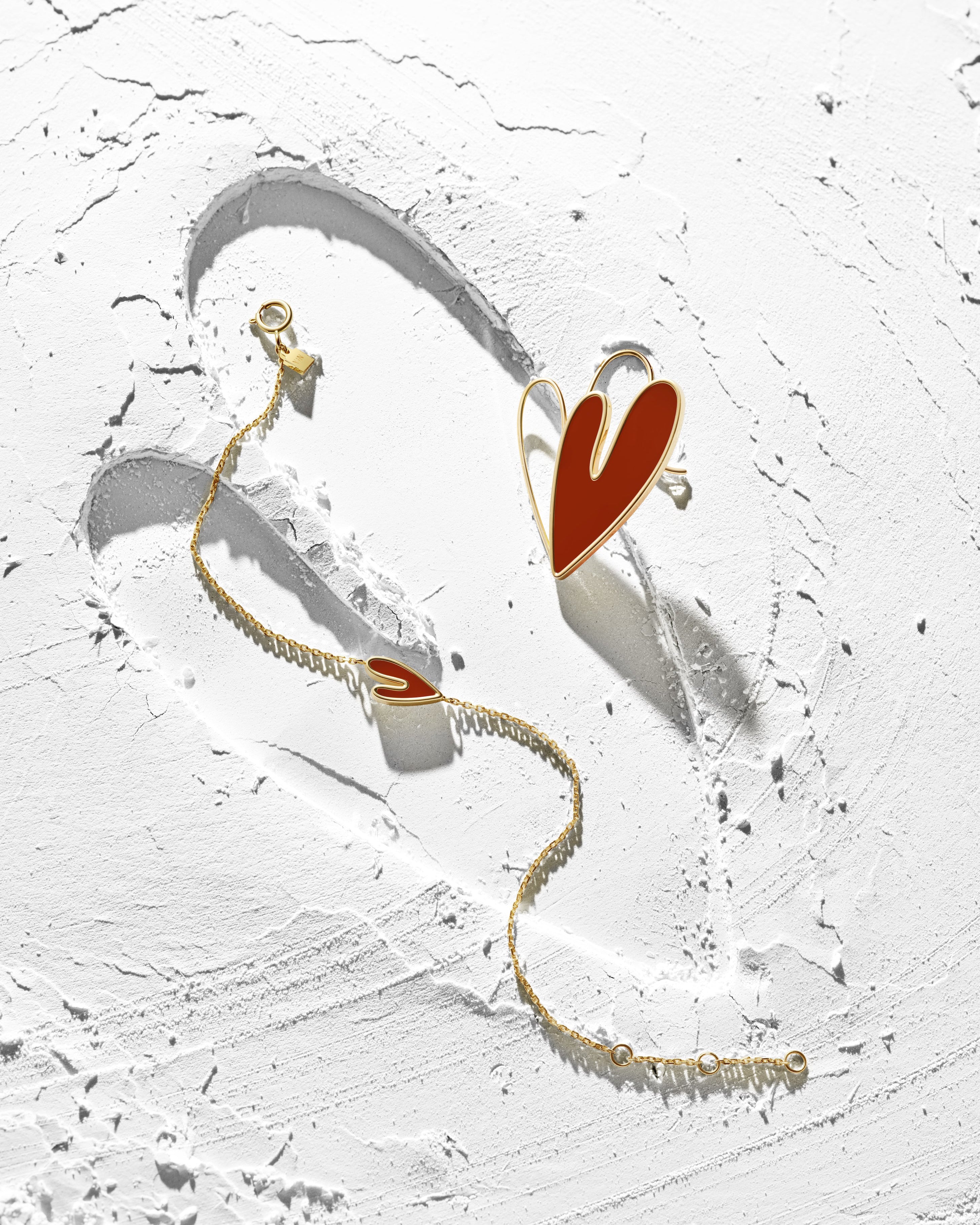The Carnelian Heart Bracelet