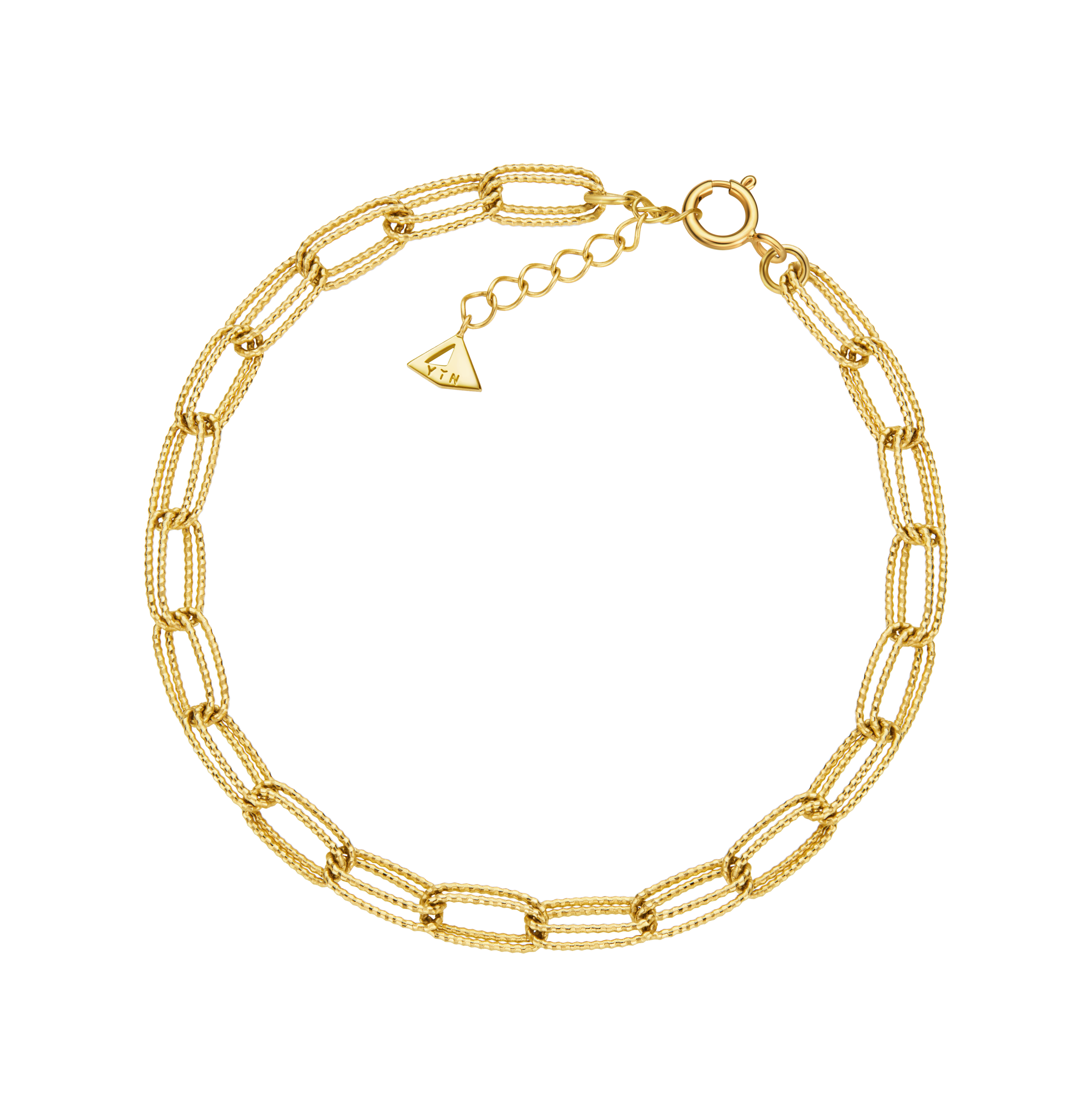 The Essentials Double Paperclip Chain Bracelet