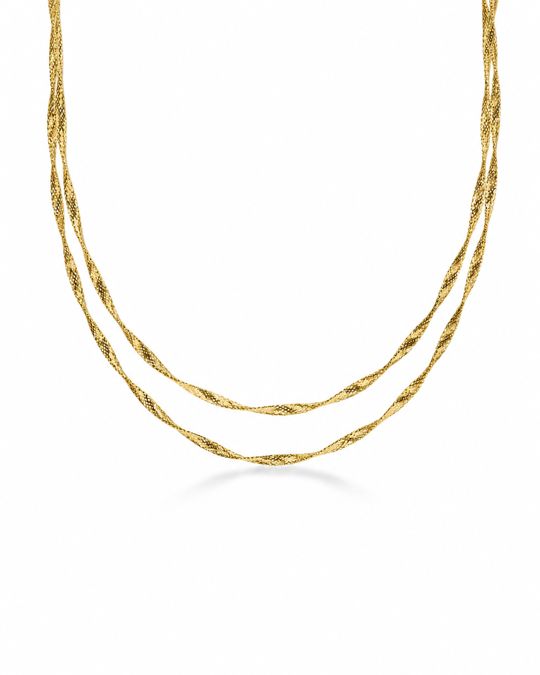 The Essentials Double Twist Braided Necklace