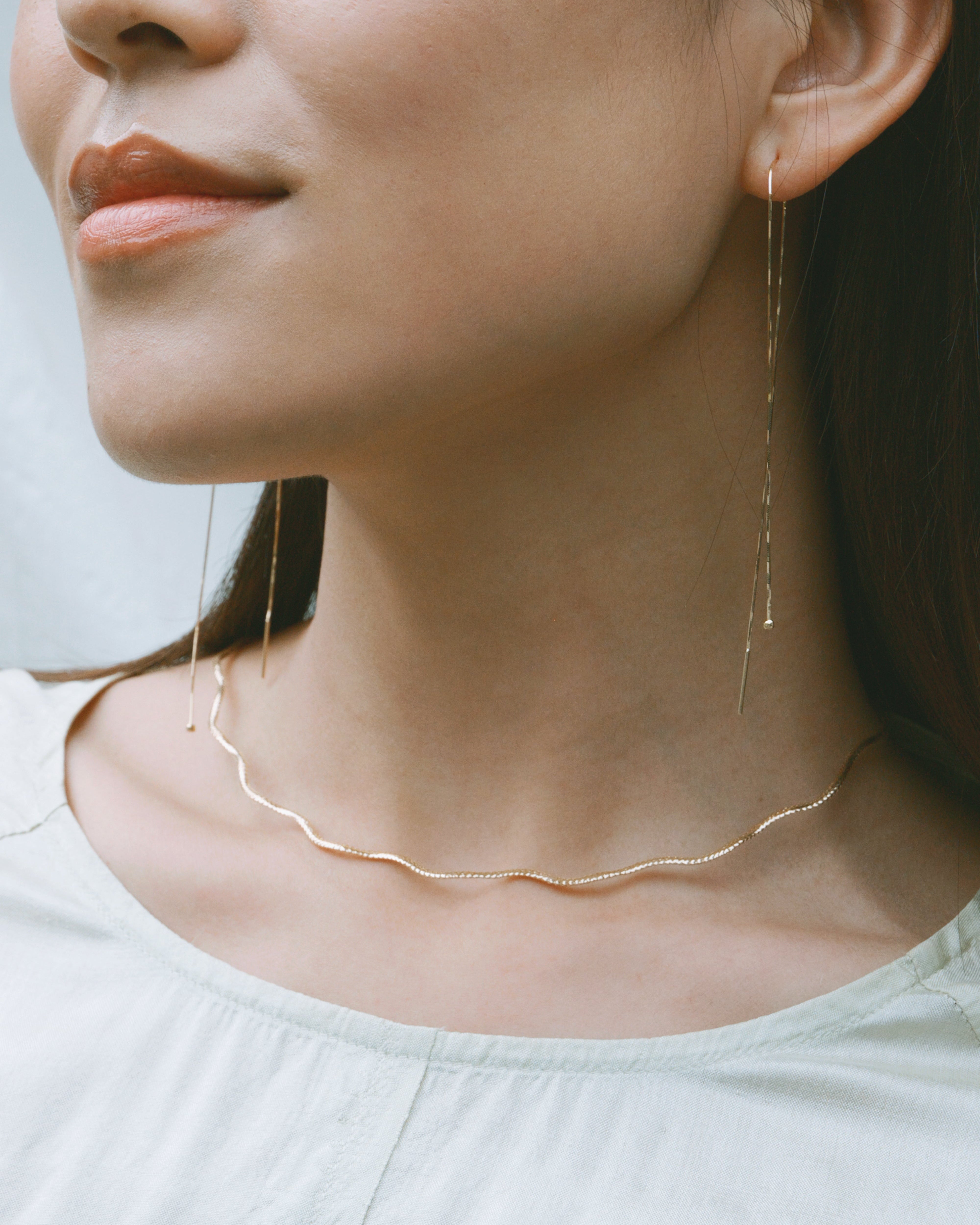 The Essentials Floral Braided Necklace