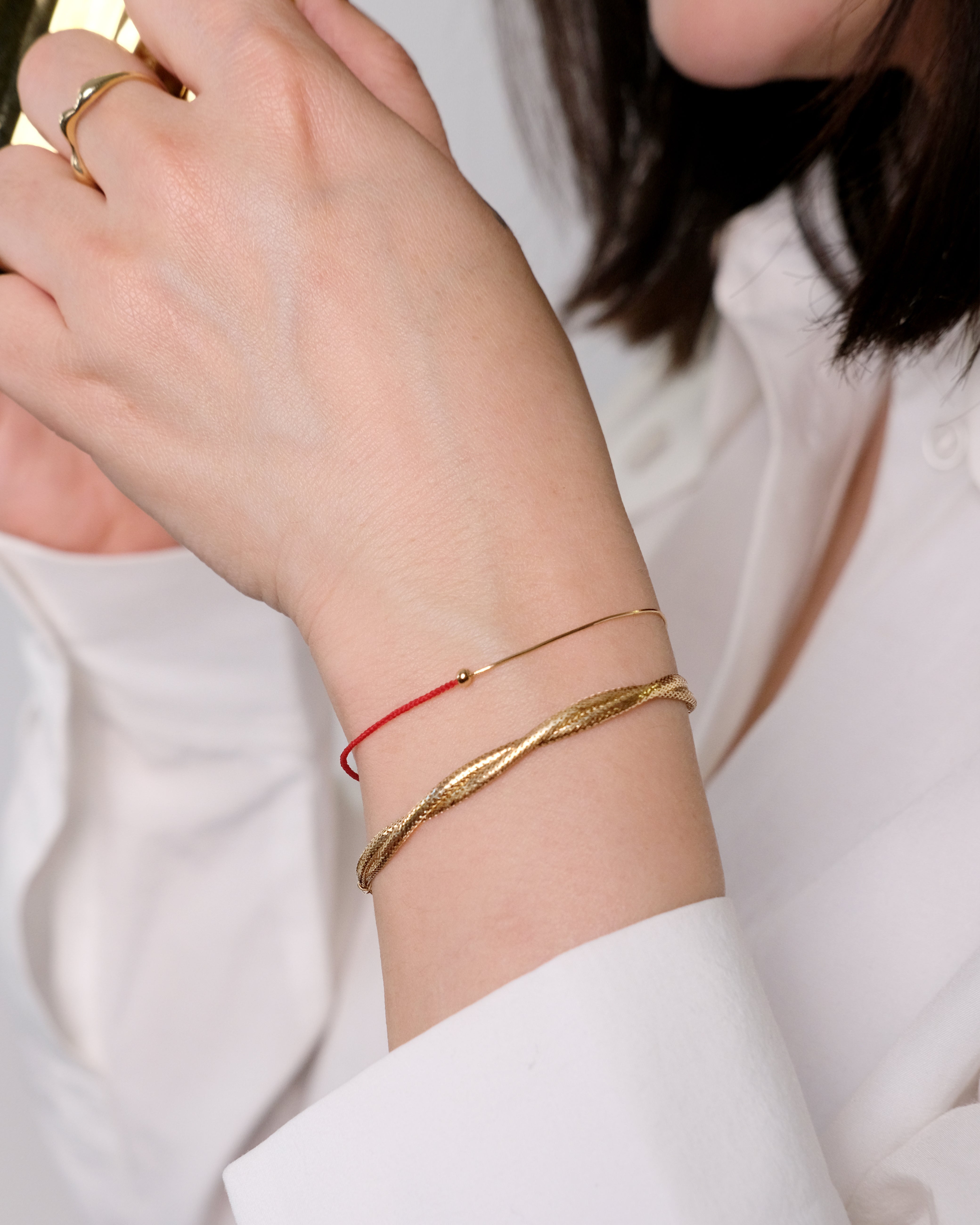 The Essentials Half String Half Silk Chain Bracelet