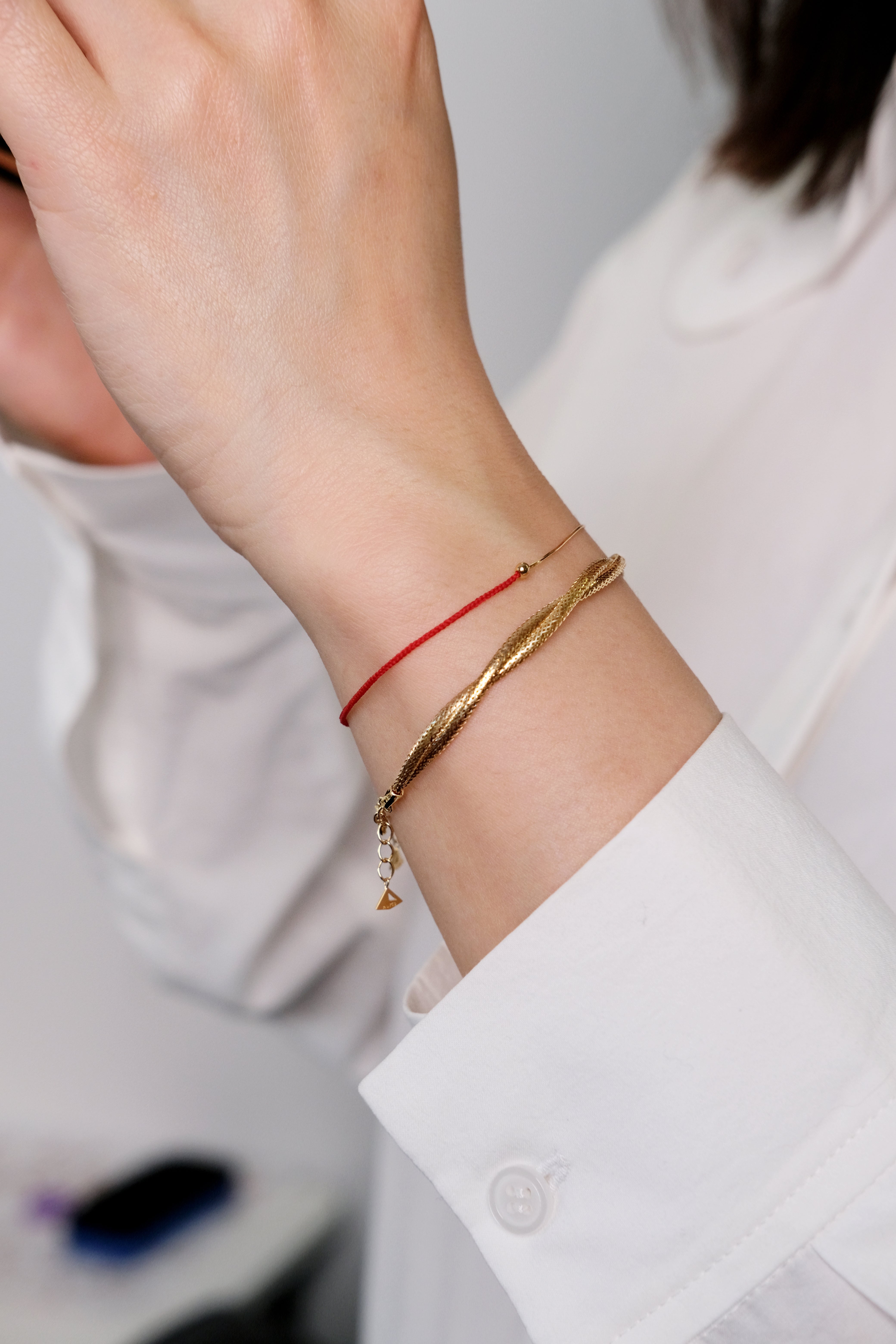 The Essentials Half String Half Silk Chain Bracelet