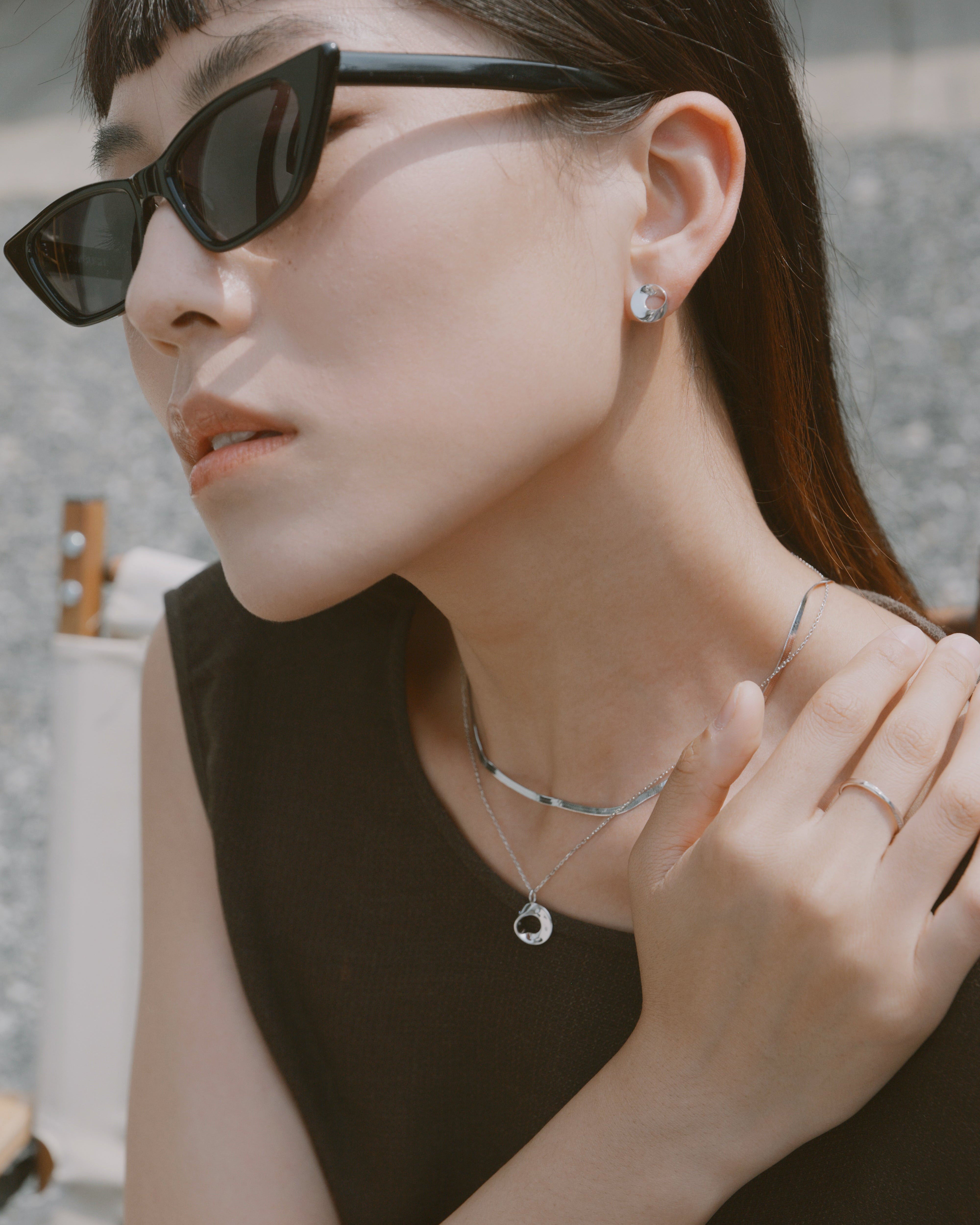 The Essentials Herringbone Necklace - Sterling Silver