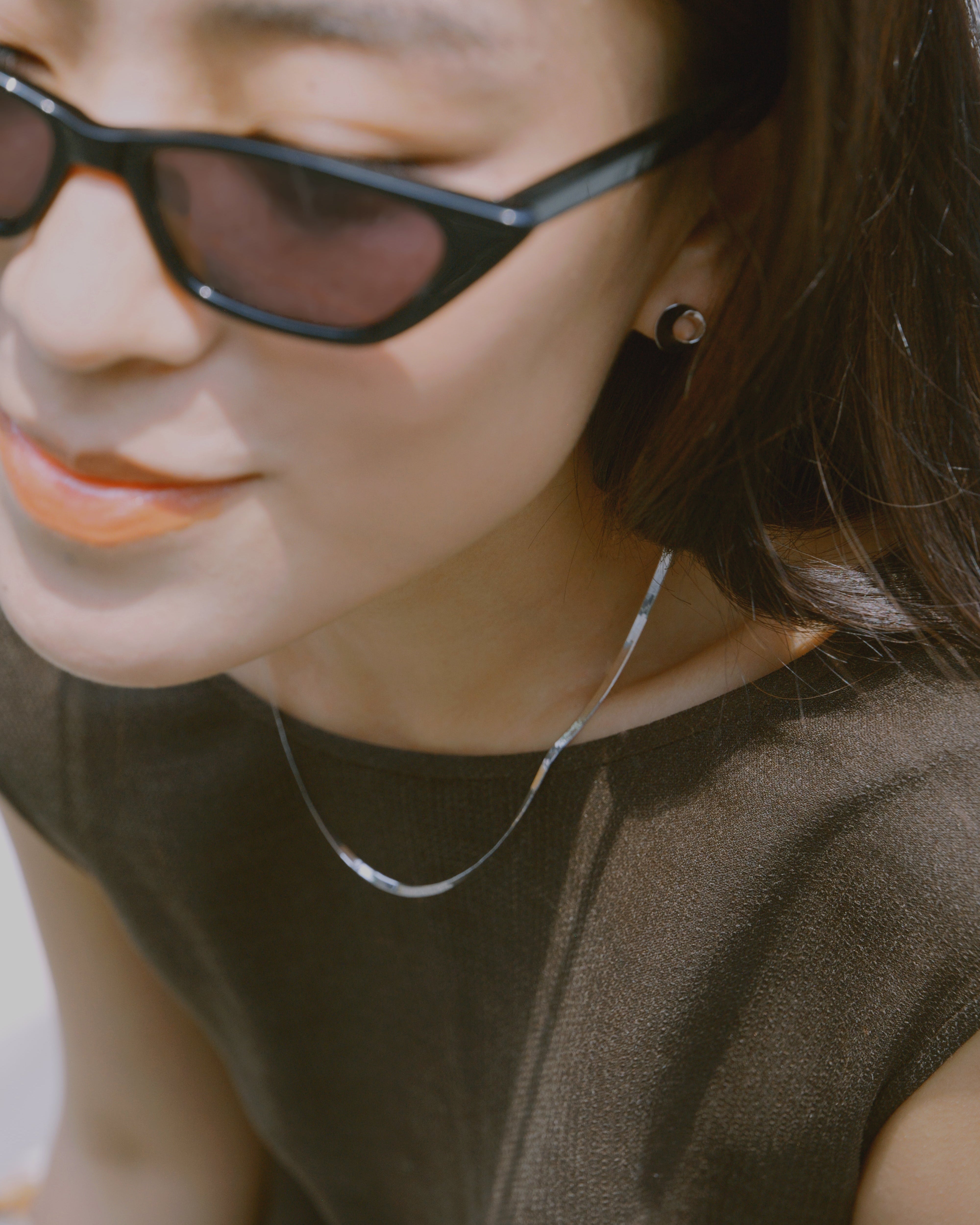 The Essentials Herringbone Necklace - Sterling Silver
