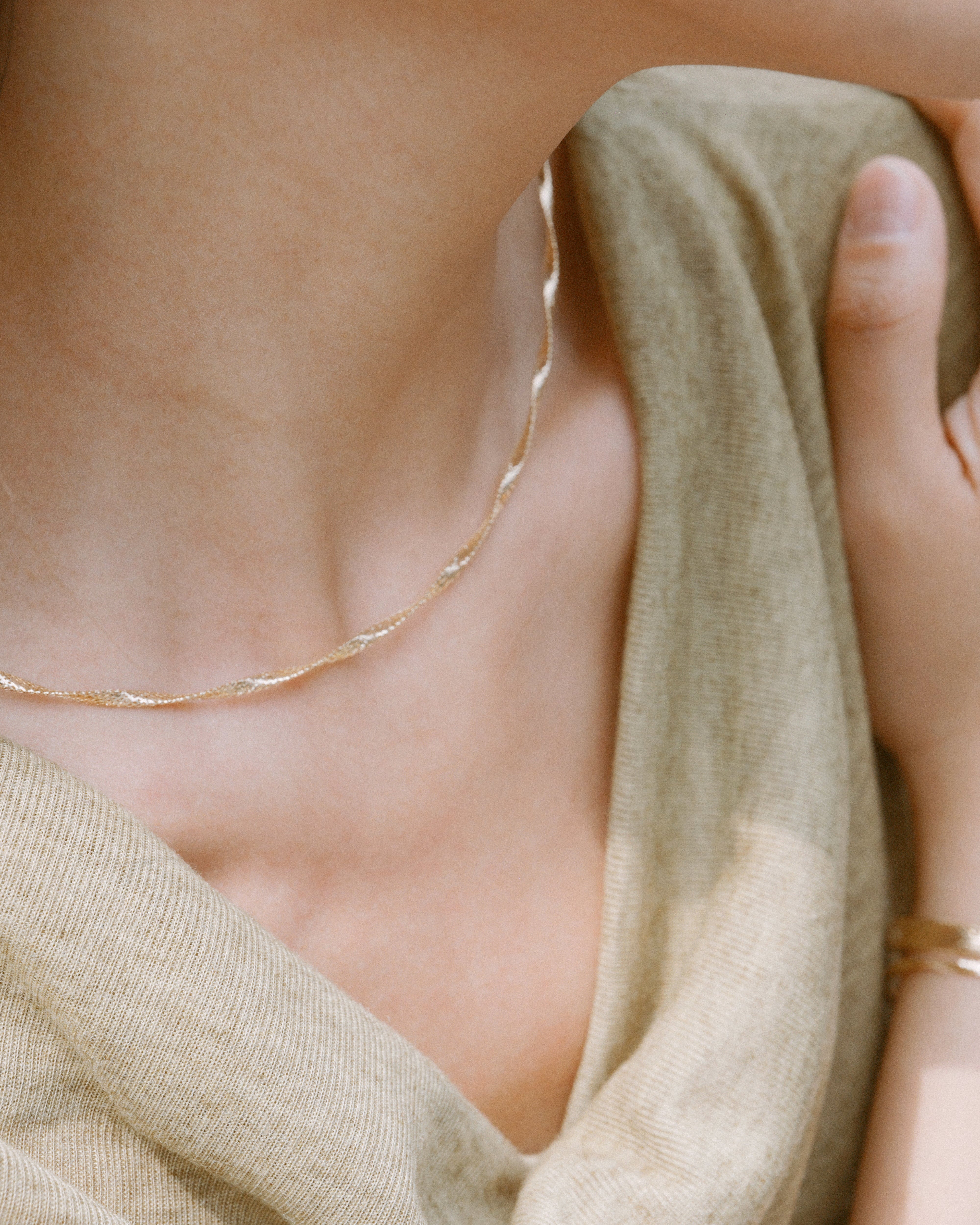 The Essentials Single Twist Braided Necklace