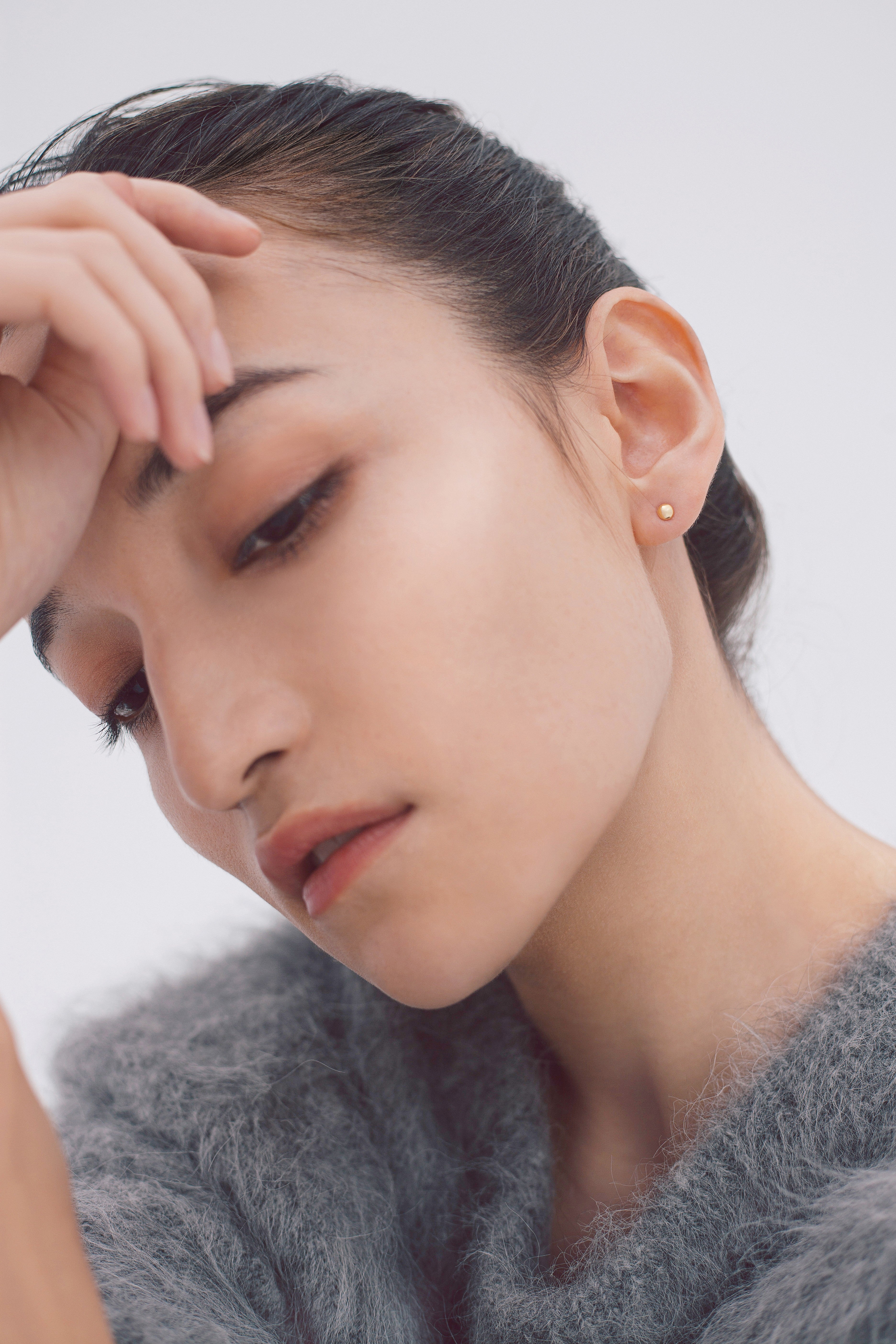 The Essentials Stud Earrings - 18K Solid Gold - YIN Fine Jewelry - Chinese Modern Gold Jewelry