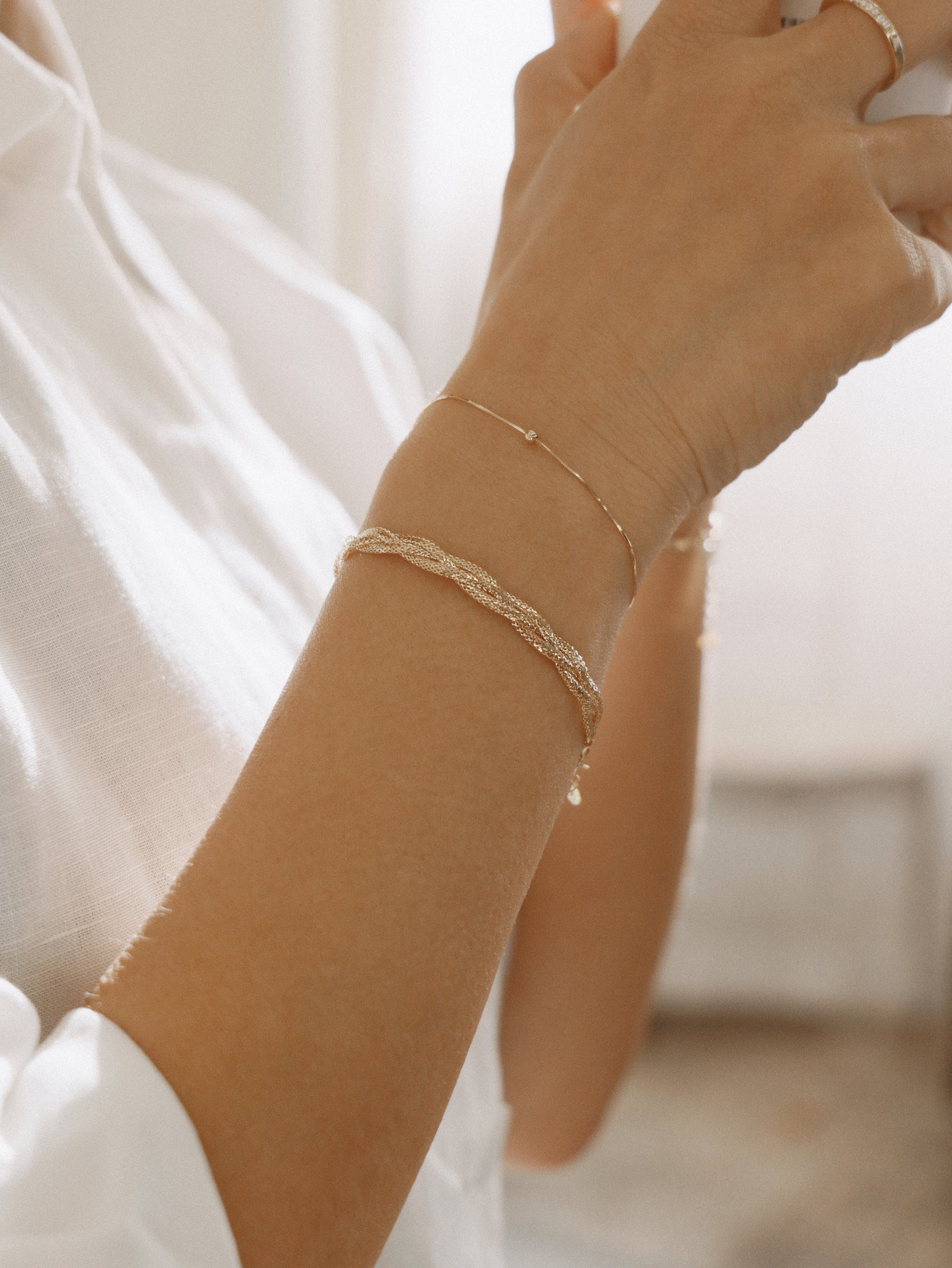 The Essentials Triple Twist Soft Bracelet