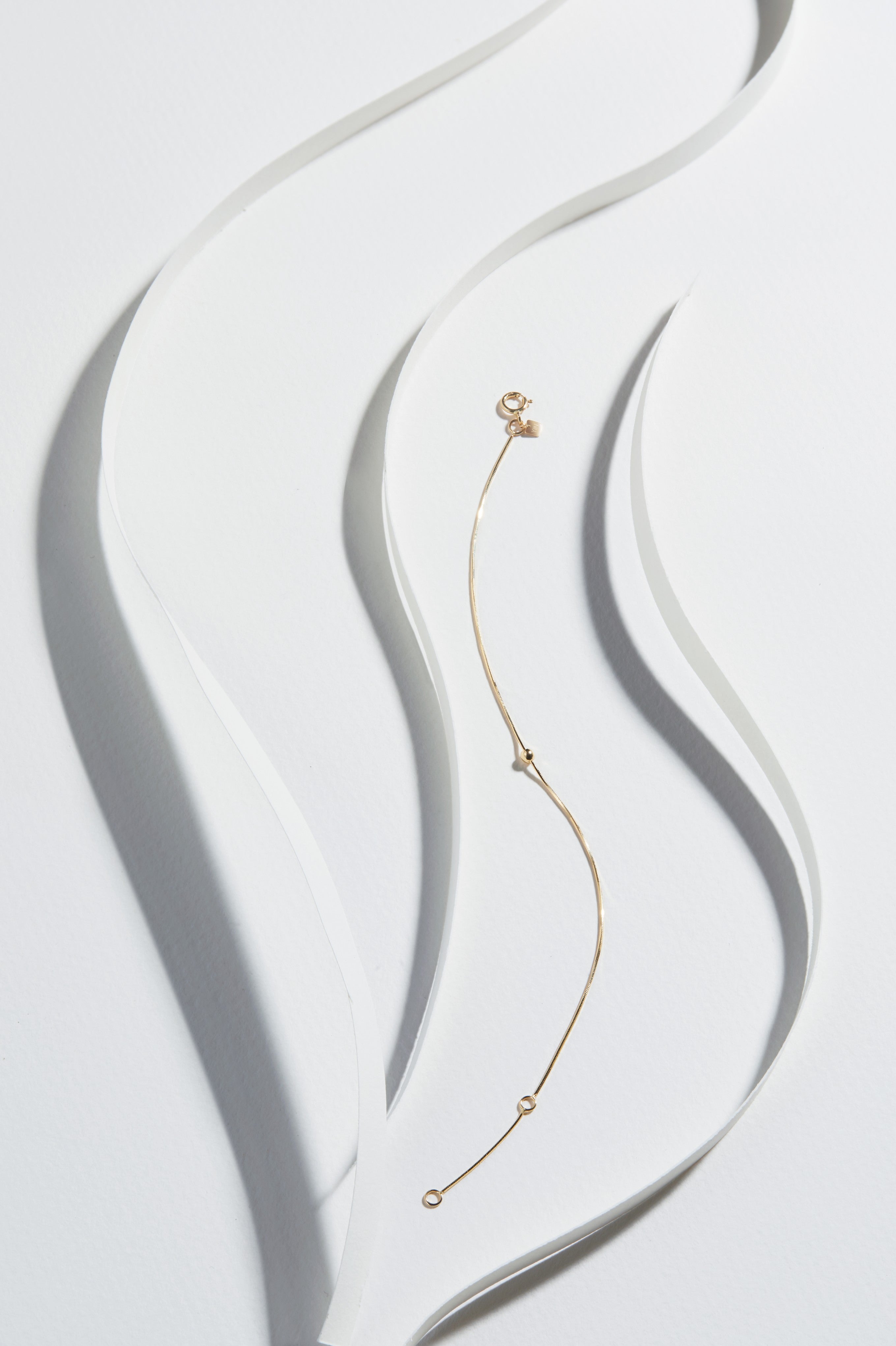 The Essentials Ultra Thin Silk Bracelet - 18K Solid Gold - YIN Fine Jewelry - Chinese Modern Gold Jewelry