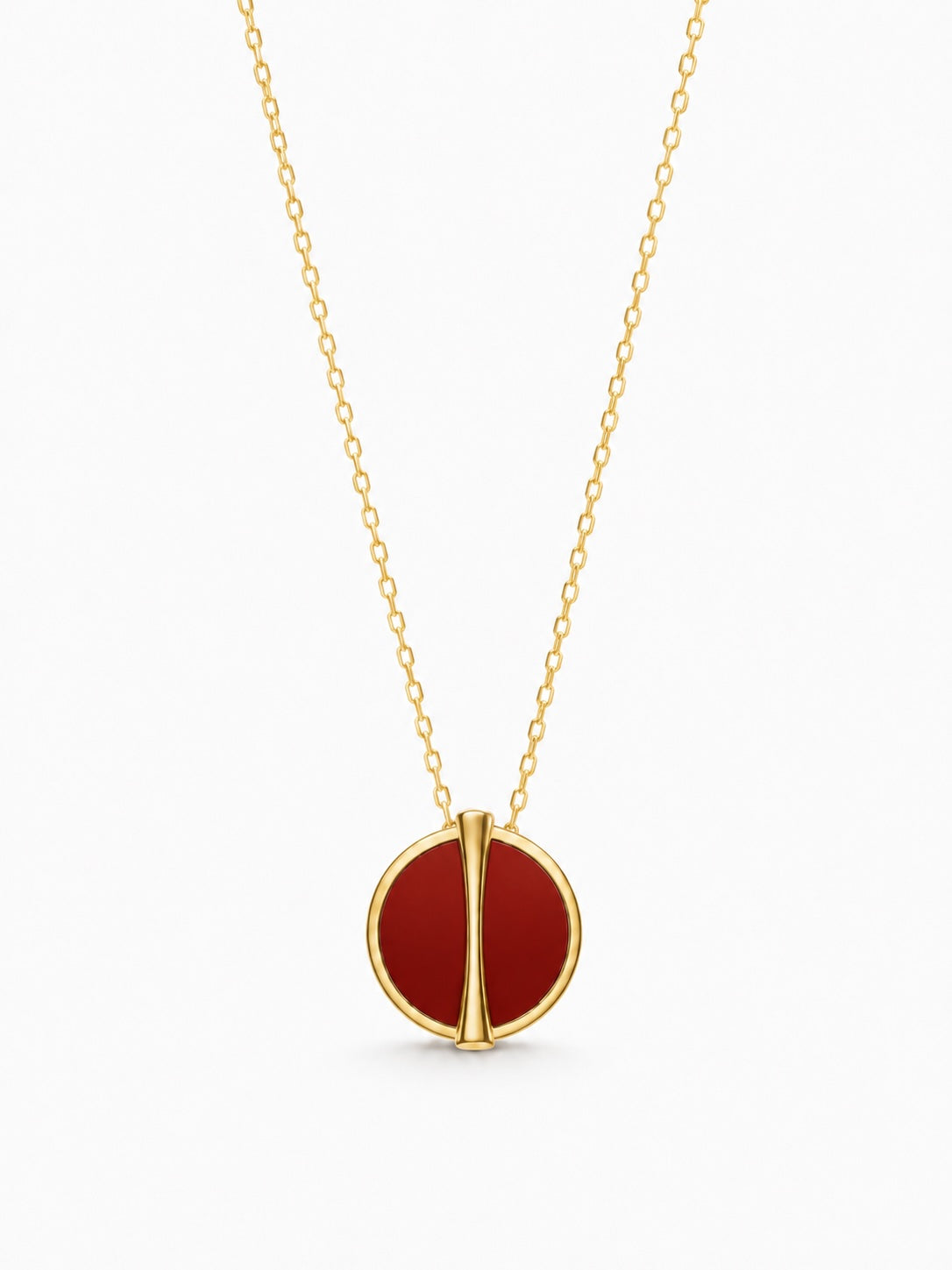 The Golden Ratio Necklace - Carnelian