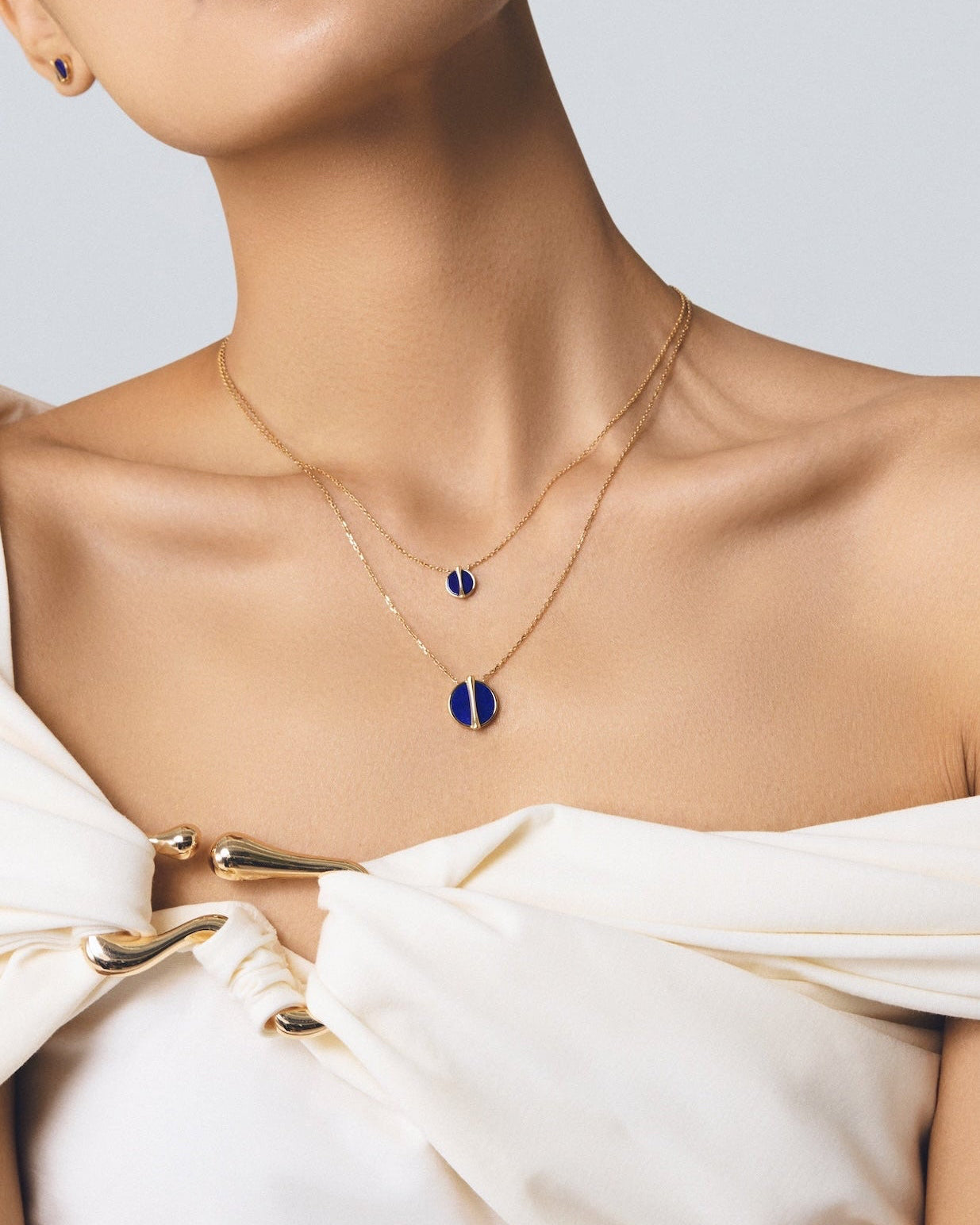 The Golden Ratio Necklace - Lapis