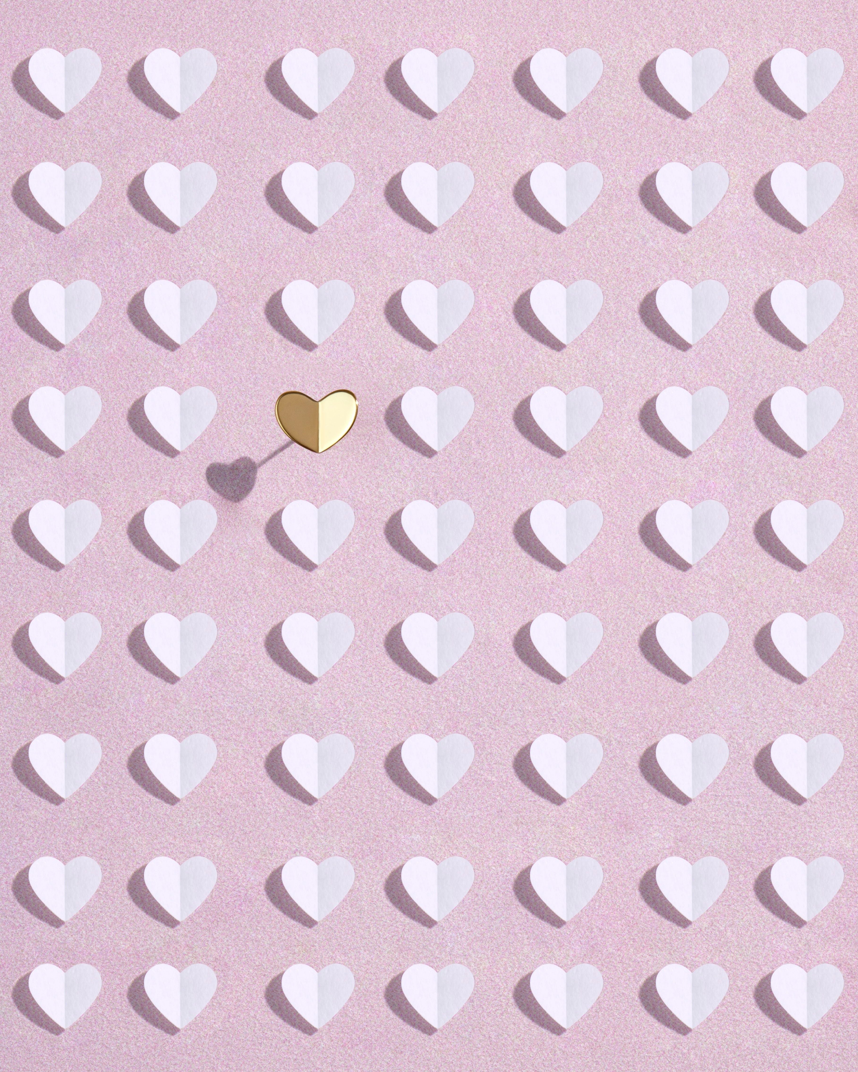 The Joy Paper Heart Bracelet - inspired by the ancient art of origami - 18K Solid Gold - YIN Fine Jewelry - Chinese Modern Gold Jewelry