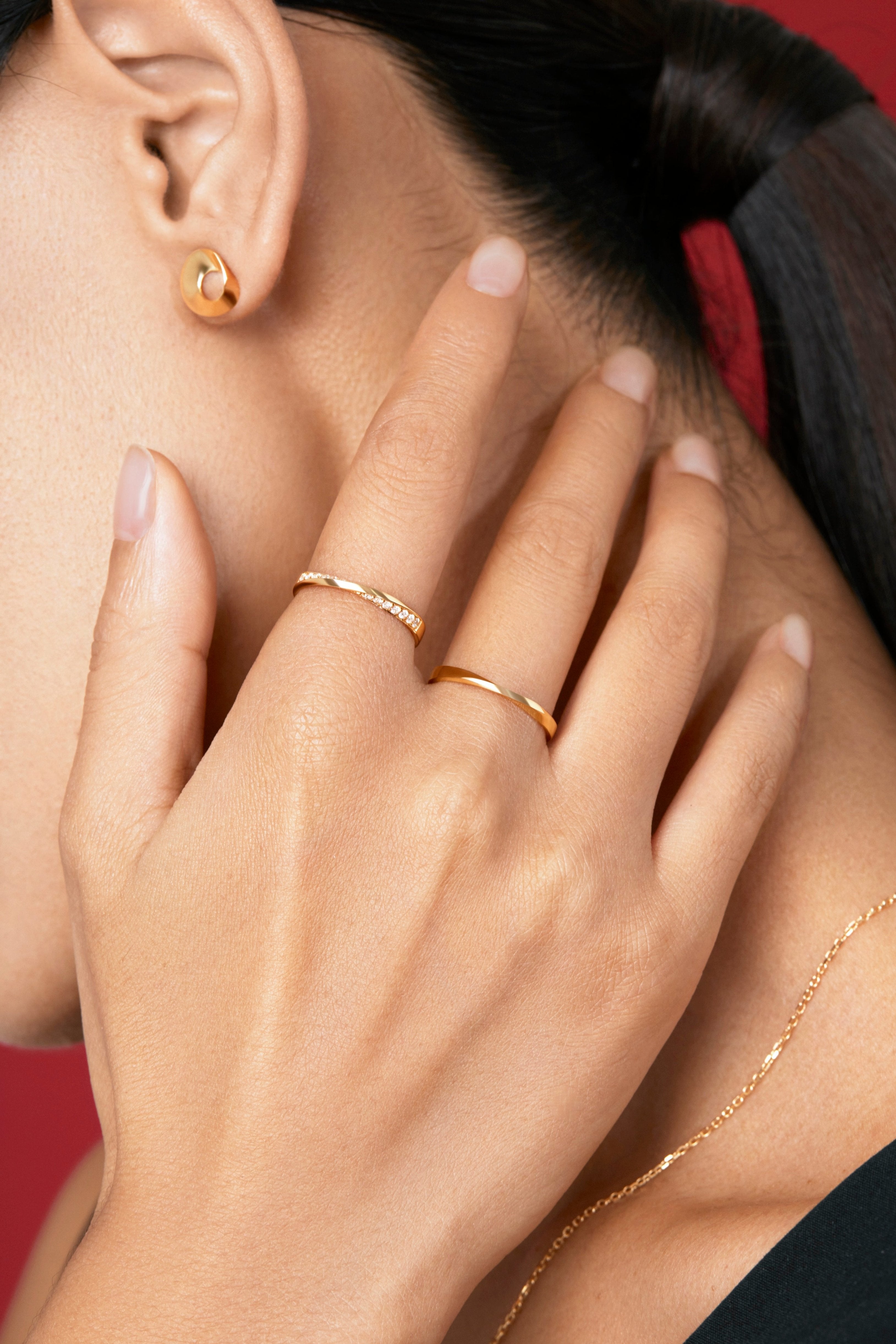 The Möbius Strip Ring - 18K Solid Gold - YIN Fine Jewelry - Chinese Modern Gold Jewelry