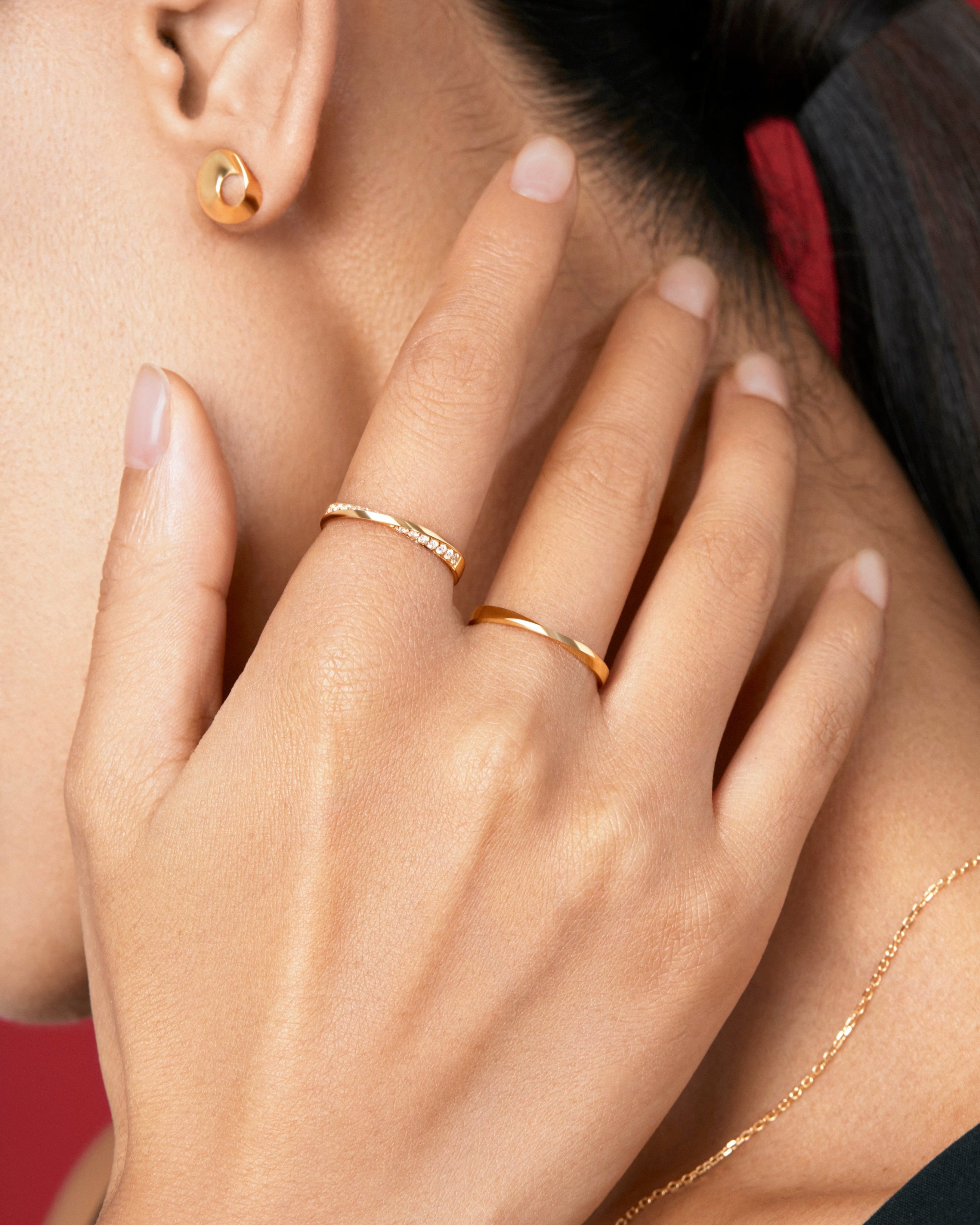 The Möbius Strip Ring - 18K Solid Gold - YIN Fine Jewelry - Chinese Modern Gold Jewelry
