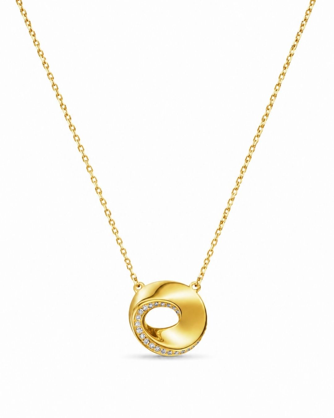 The Möbius Diamond Necklace