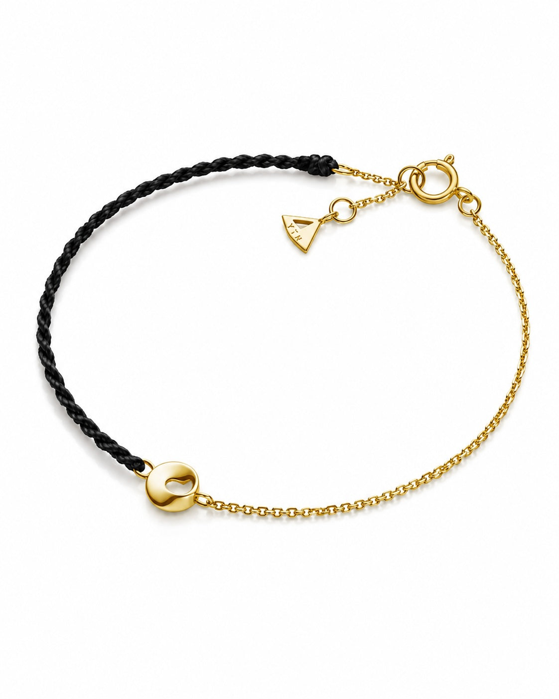 The Möbius Half String Half Chain Bracelet