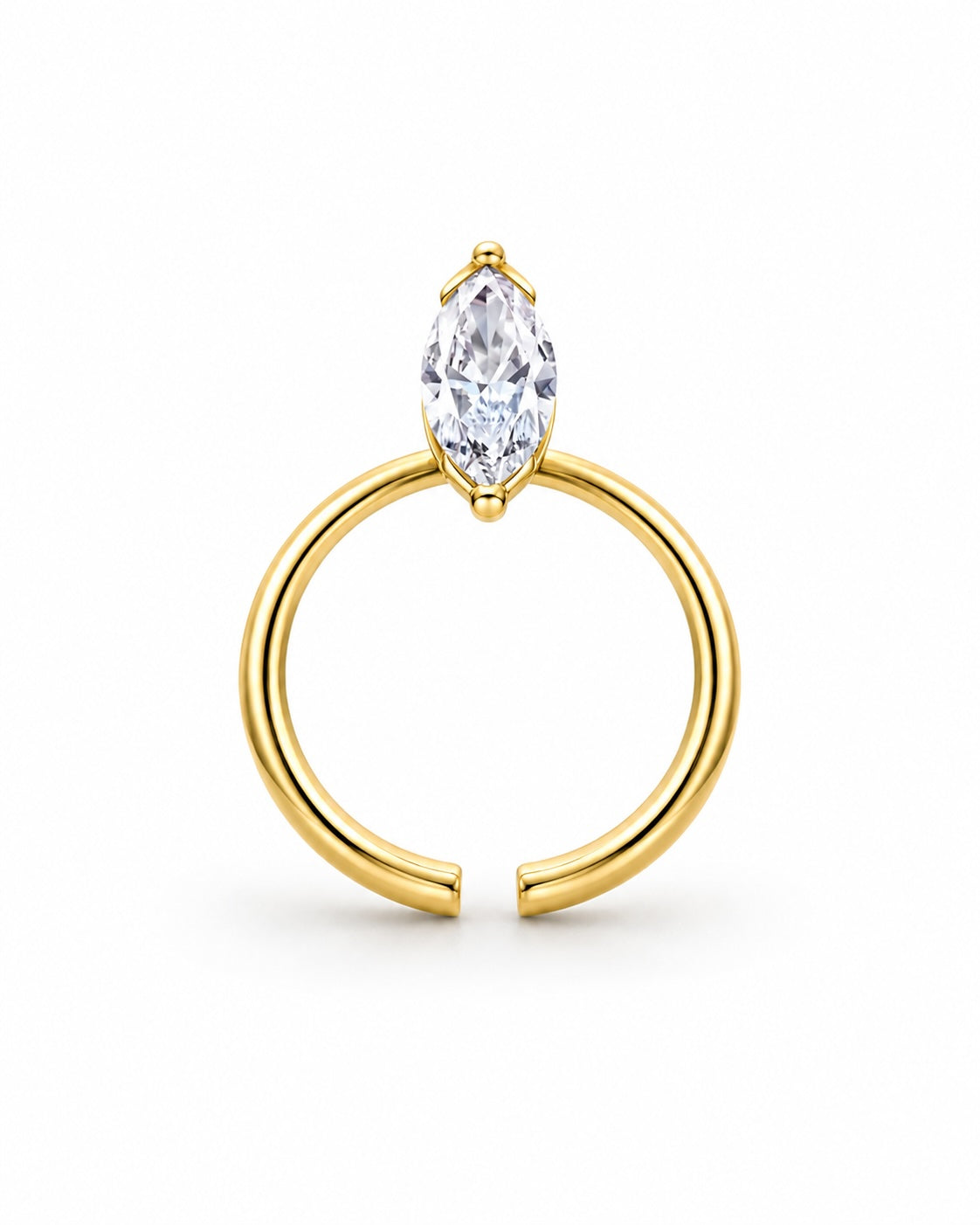The Radiance Marquise Diamond Ring