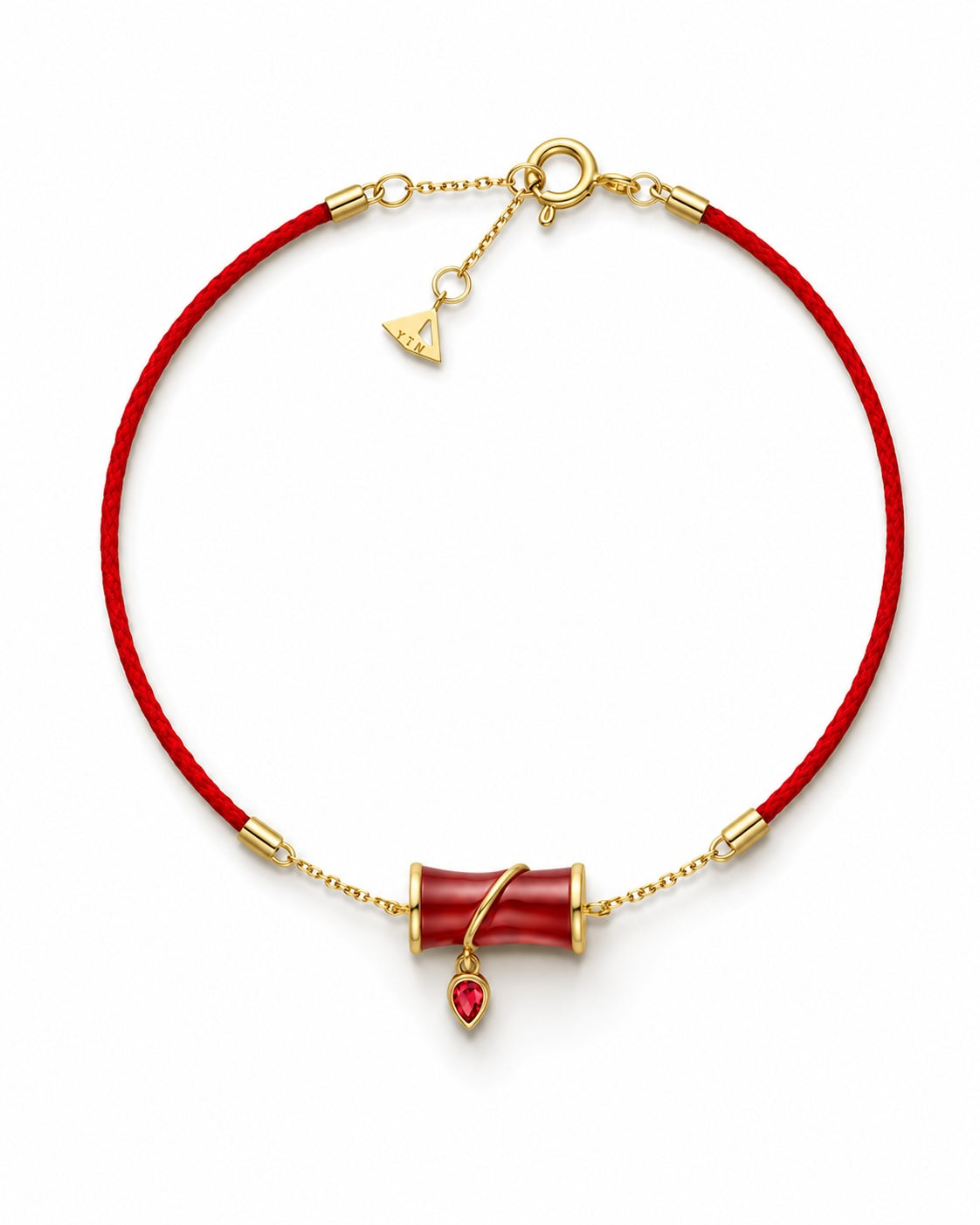 The Revival Firecracker Carnelian Red String