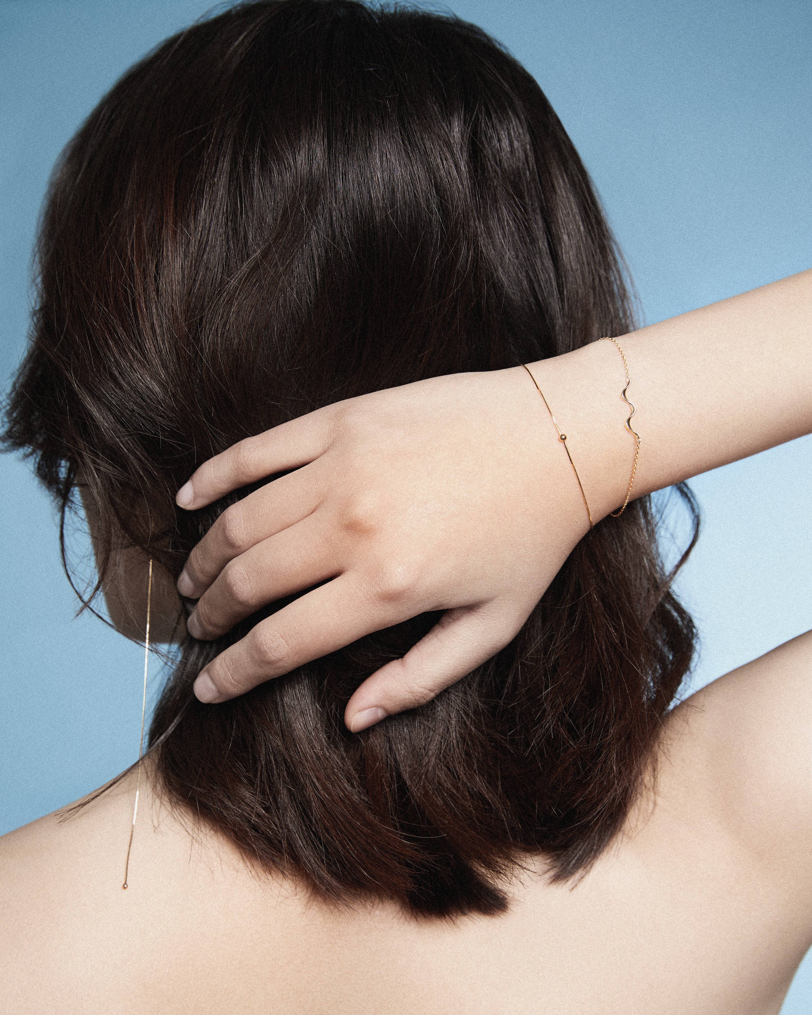 The Ripples Bracelet - 18K Solid Gold - YIN Fine Jewelry - Chinese Modern Gold Jewelry