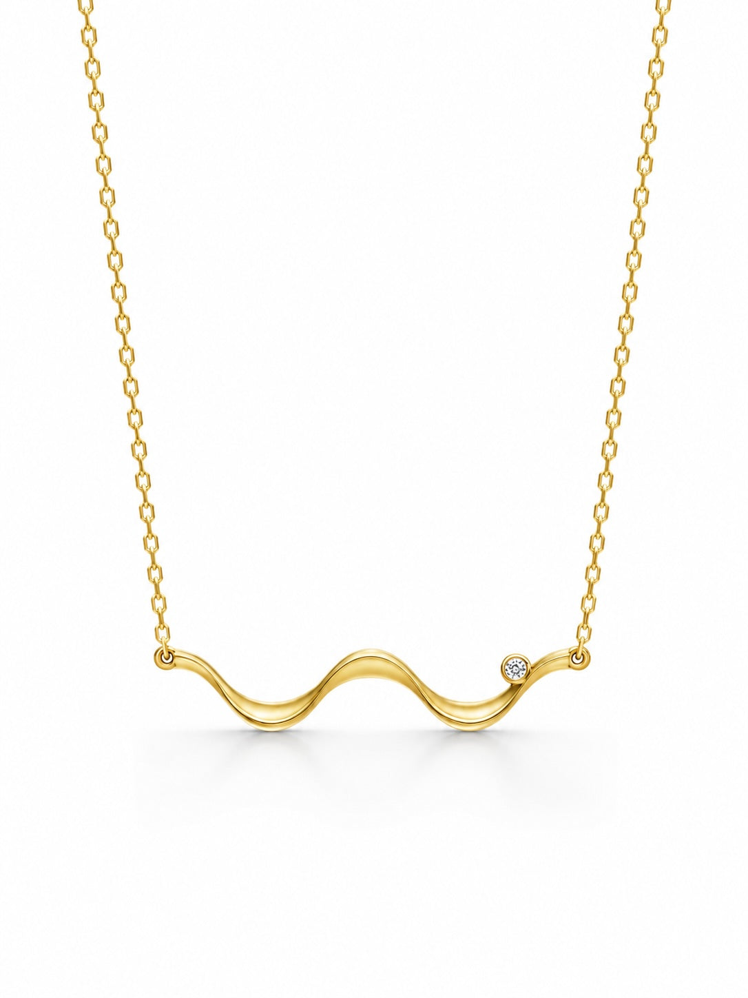 The Ripples Diamond Necklace