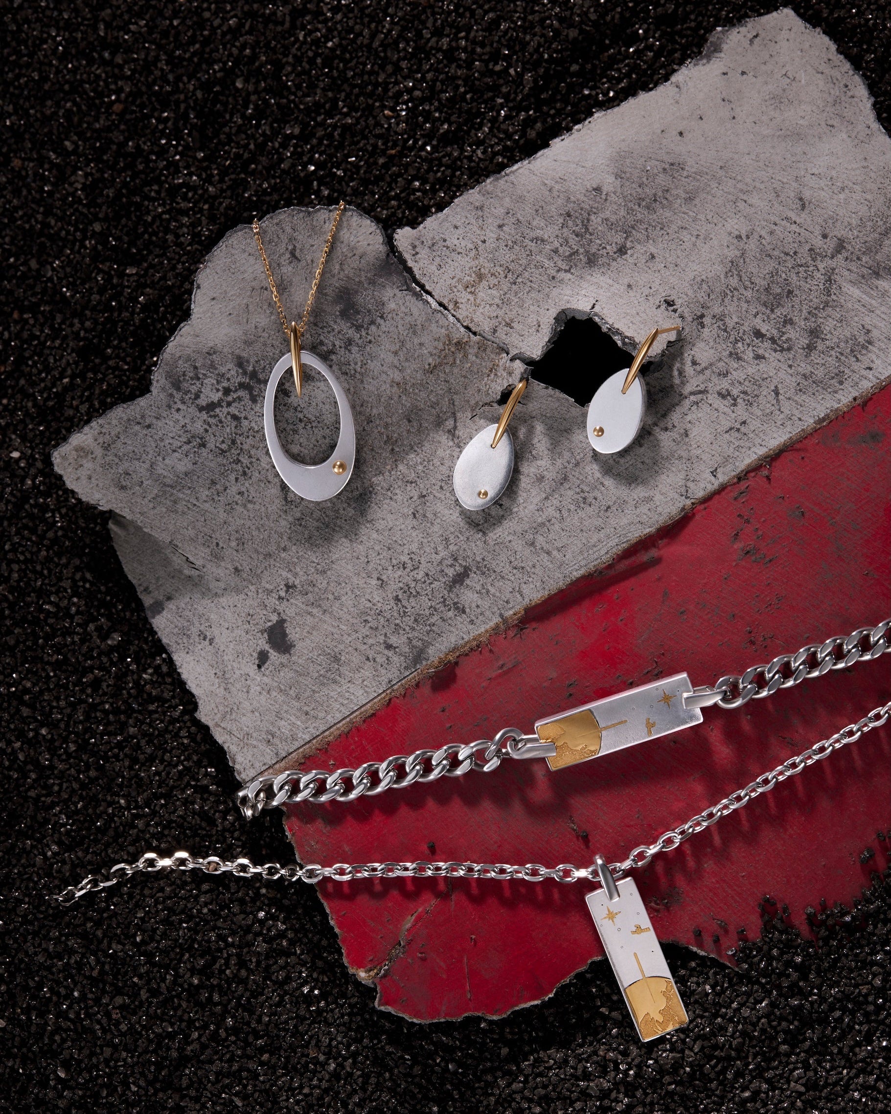 The Rocket Romance - The Pale Blue Dot Earrings