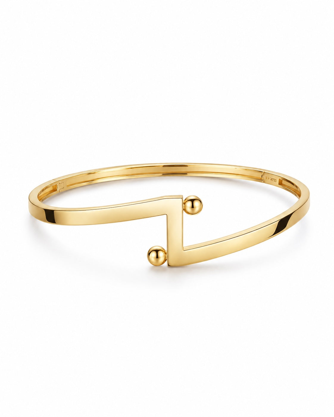The TaiJi Yin Yang Balance Hinged Bangle