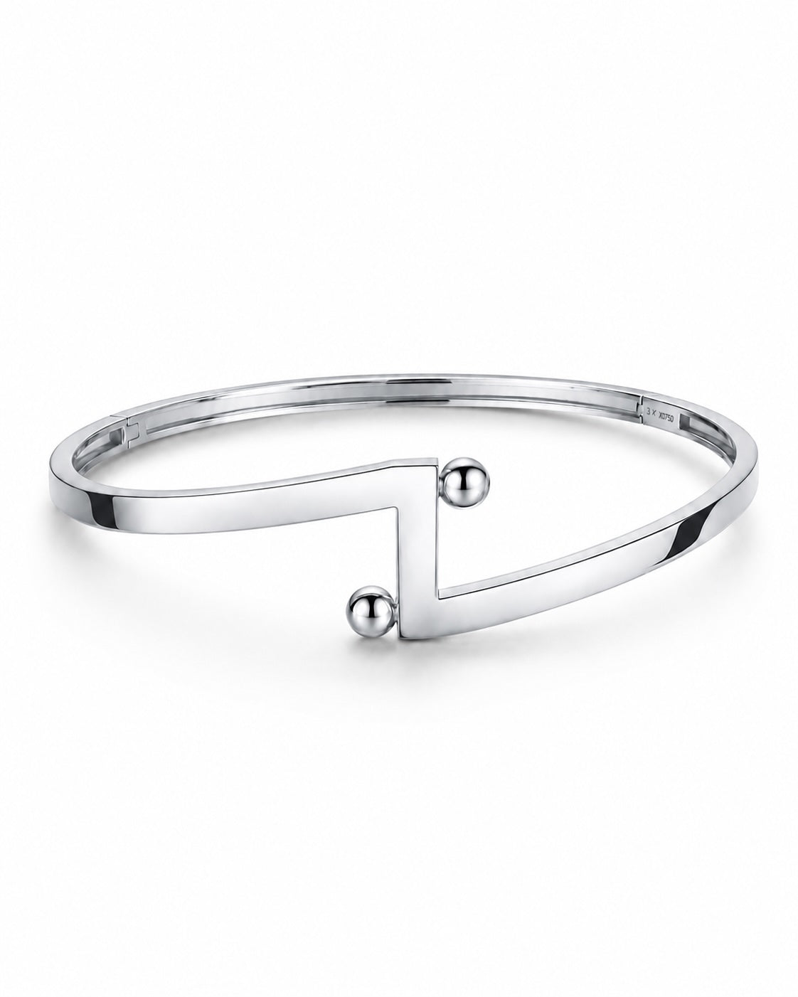 The TaiJi Yin Yang Balance Hinged Bangle