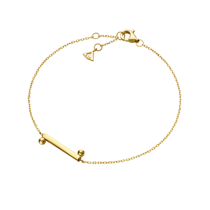 The Taiji Chain Bracelet - yinyang - 18K Solid Gold - YIN Fine Jewelry - Chinese Modern Gold Jewelry