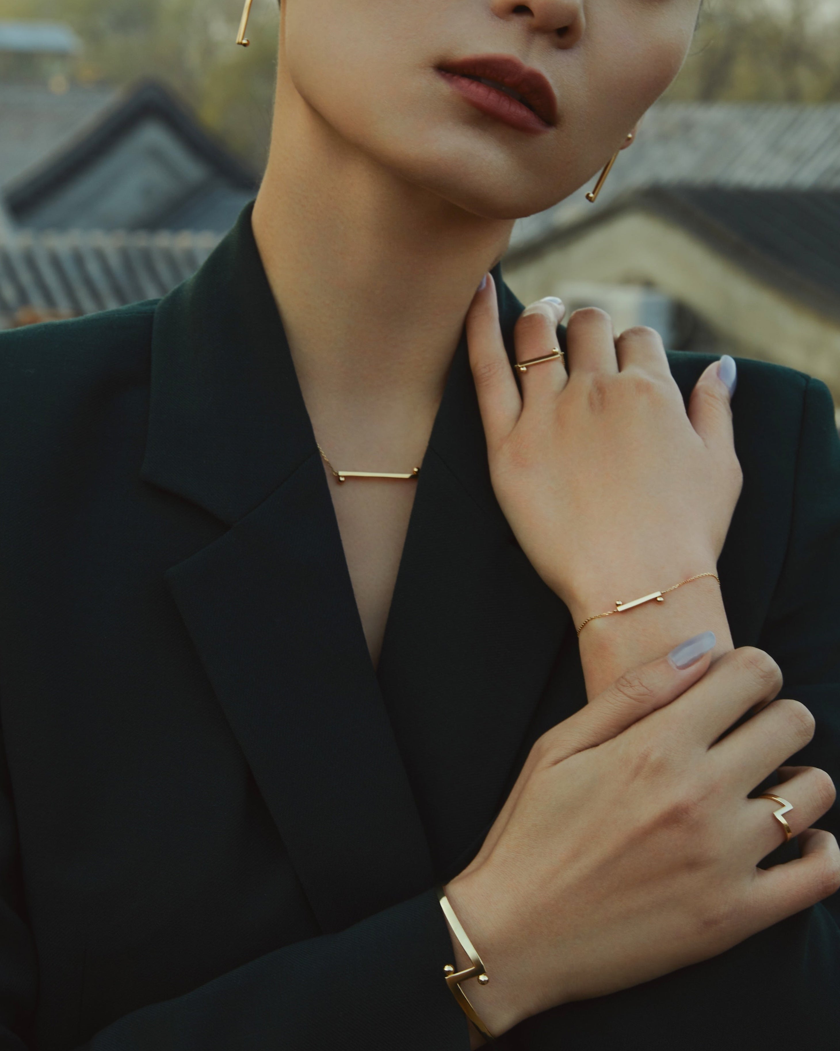 The Taiji Chain Bracelet - yinyang - 18K Solid Gold - YIN Fine Jewelry - Chinese Modern Gold Jewelry