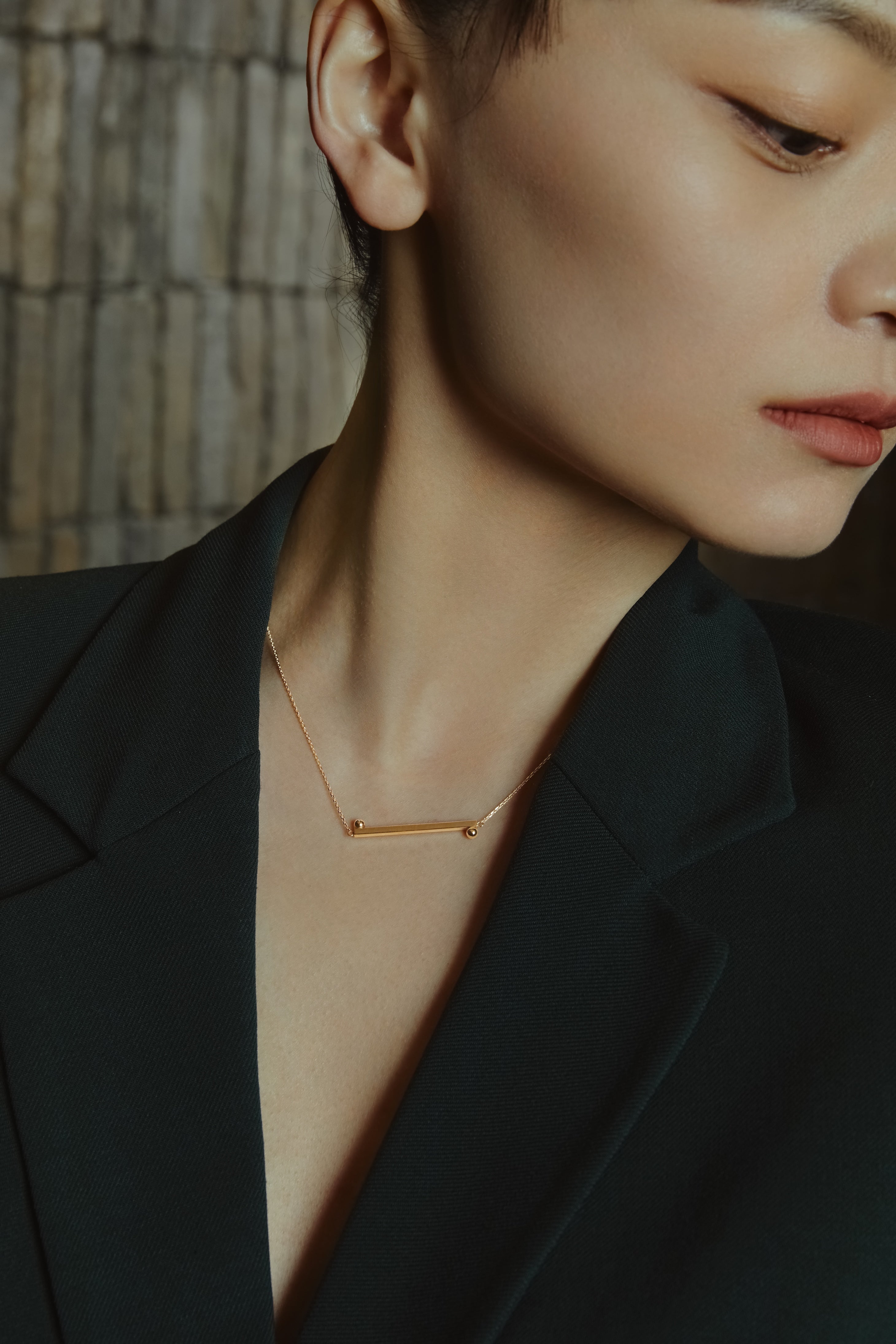The Taiji Necklace - yinyang - 18K Solid Gold - YIN Fine Jewelry - Chinese Modern Gold Jewelry