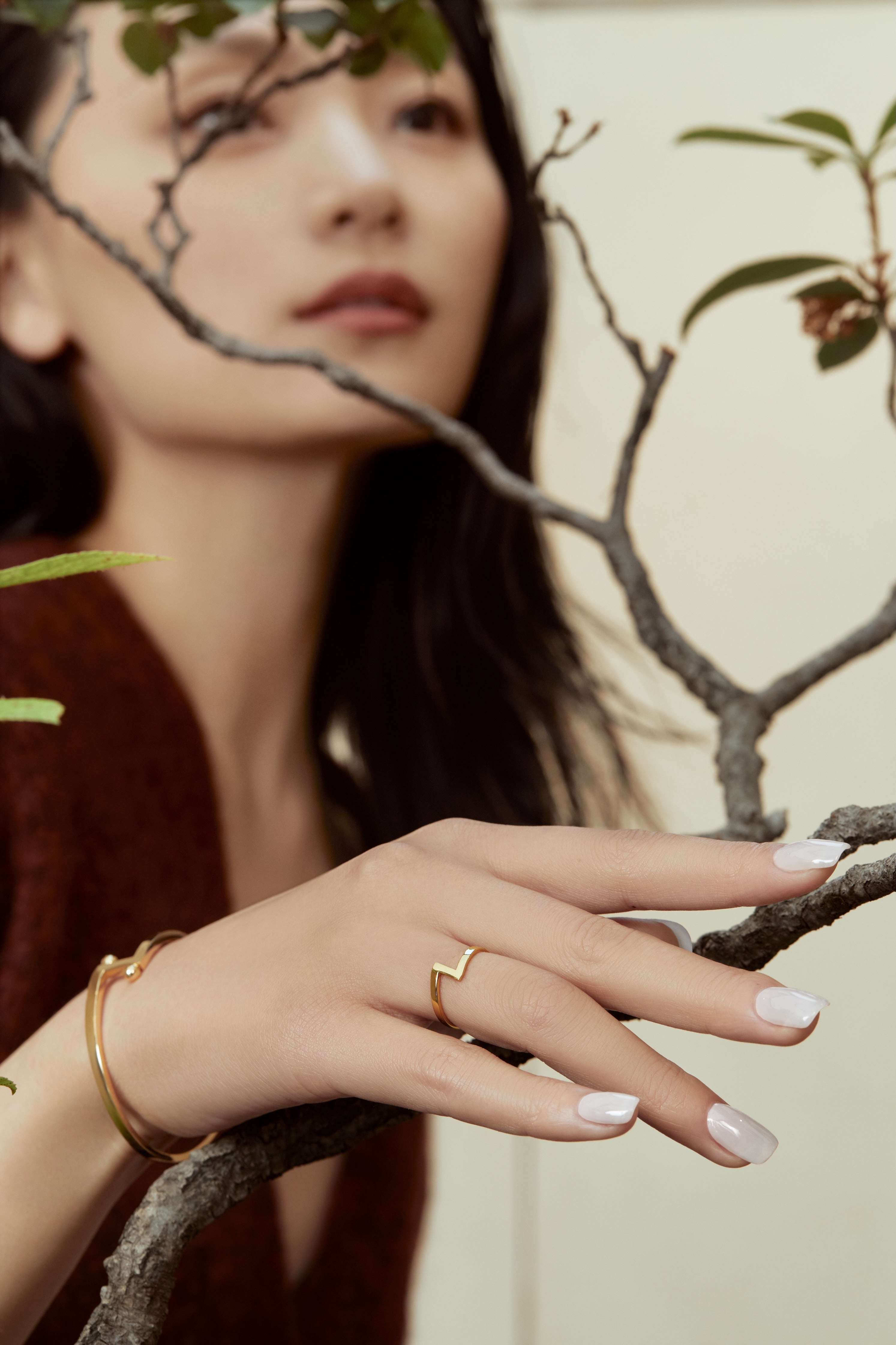 The Taiji Ring - yinyang - 18K Solid Gold - YIN Fine Jewelry - Chinese Modern Gold Jewelry